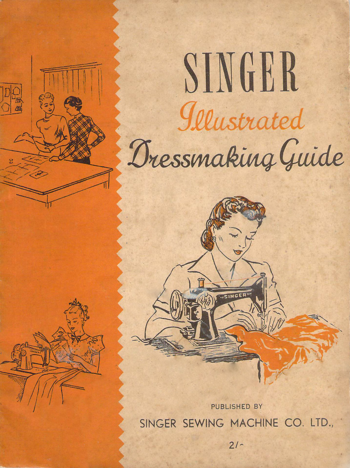 Singer Illustrated Dressmaking Guide 2: Coil Bound 52 Pages