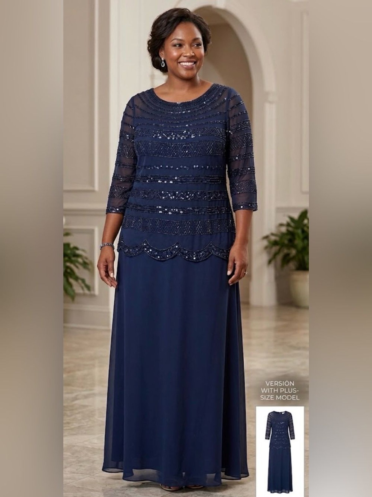 Pisarro Nights Blue Sequin Overlay Maxi Dress Size 16 Pisarro Nights Blue Sequin Overlay Maxi Dress Size 16