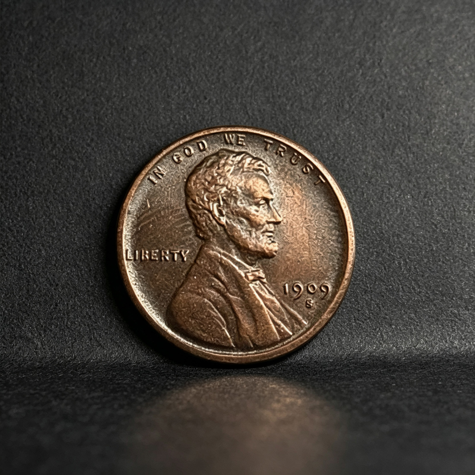 --1909-S Lincoln Wheat Cent As shown in the figure-- --1909-S Lincoln Wheat Cent As shown in the figure--