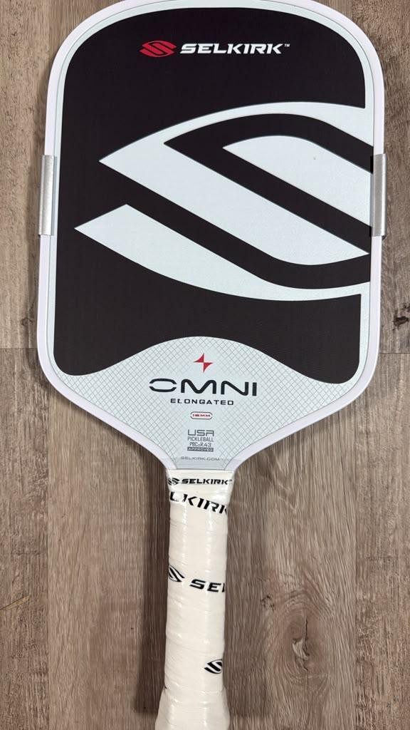 Selkirk Labs Project Omni Elongated 16mm Pickleball Paddle.