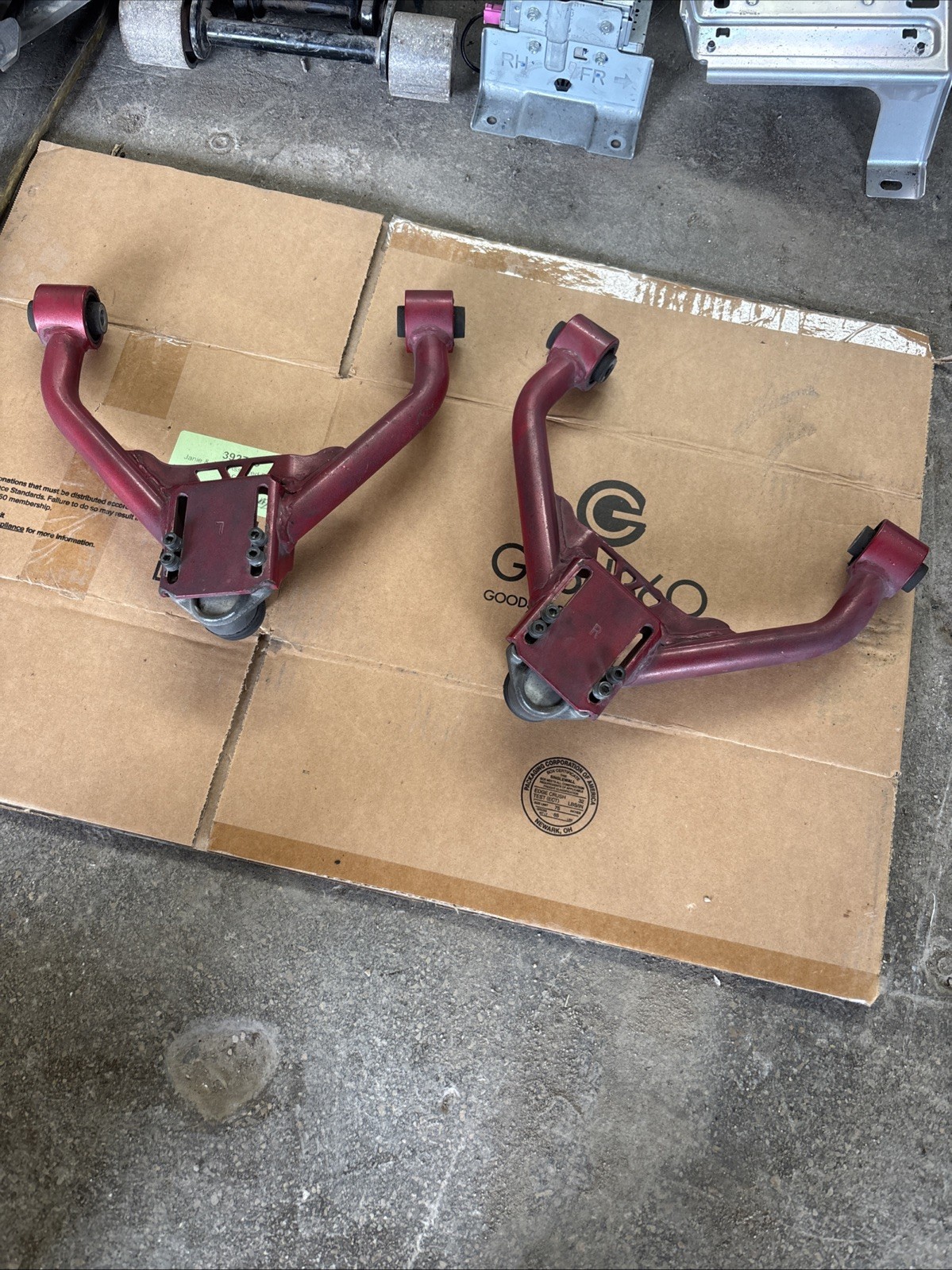 GSP GodSpeed Adjustable Front Upper Camber Control Arms FUCA Z34 370z V37 G37