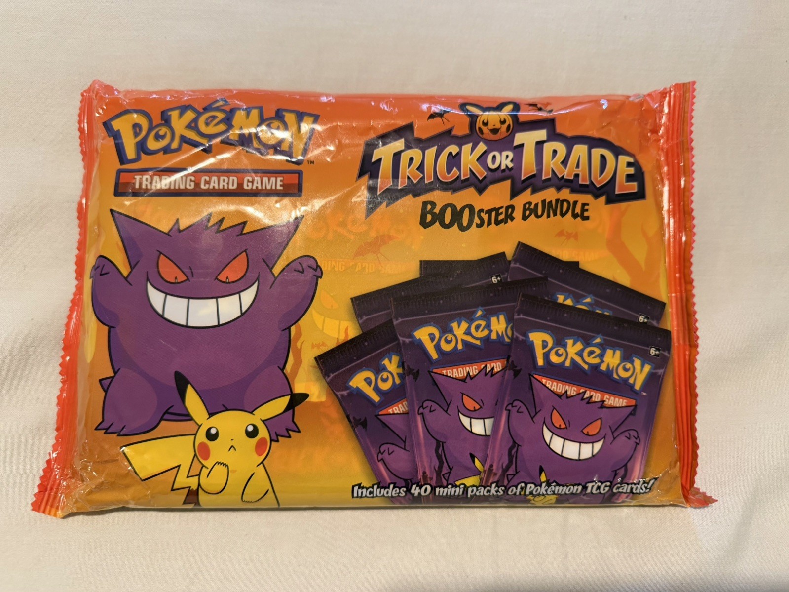 Pokemon TCG Trick or Trade Halloween BOOster Bundle 2022 40 Mini Packs 120 Cards Pokemon TCG Trick or Trade Halloween BOOster Bundle 2022 40 Mini Packs 120 Cards