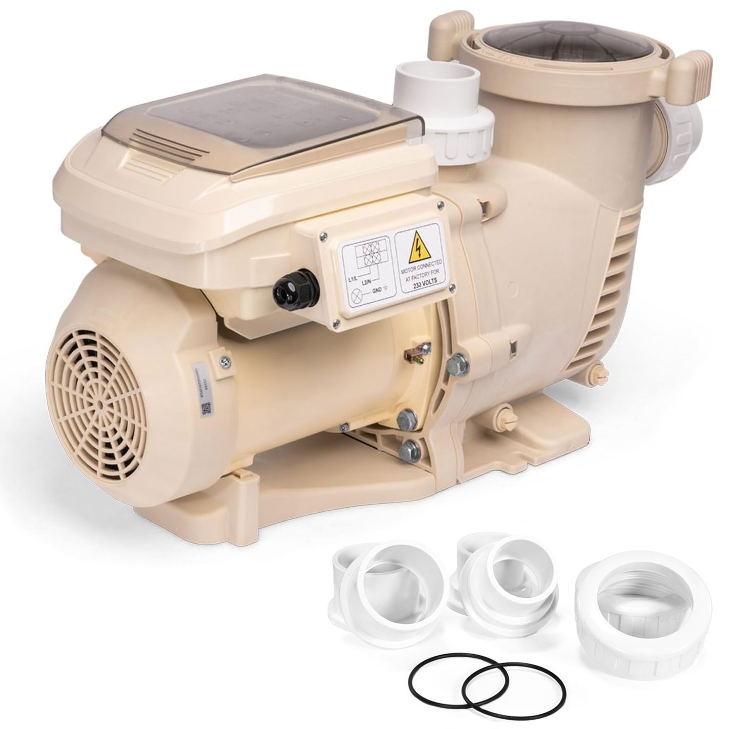 XtremepowerUS 1.75HP Variable 2-Speed Pool Pump Inground 230V Timer 2 XtremepowerUS 1.75HP Variable 2-Speed Pool Pump Inground 230V Timer 2