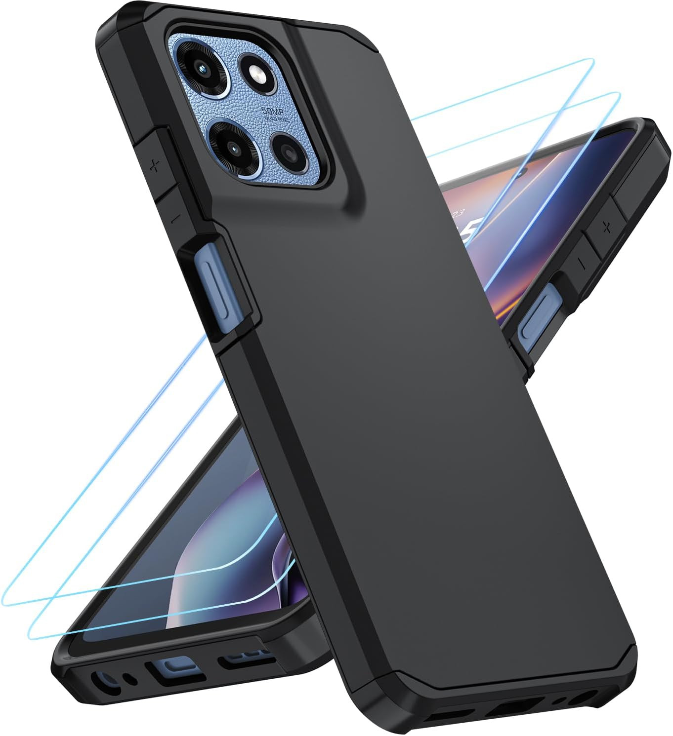 For Moto G 2026/2025 Case,Moto G Play 2026 Case with 2 HD Screen
