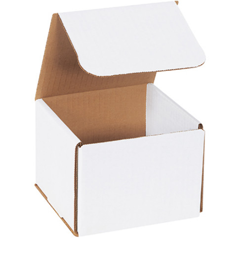 25 Pack 5x5x5 White Corrugated Shipping Mailer Packing Box Boxes 5\