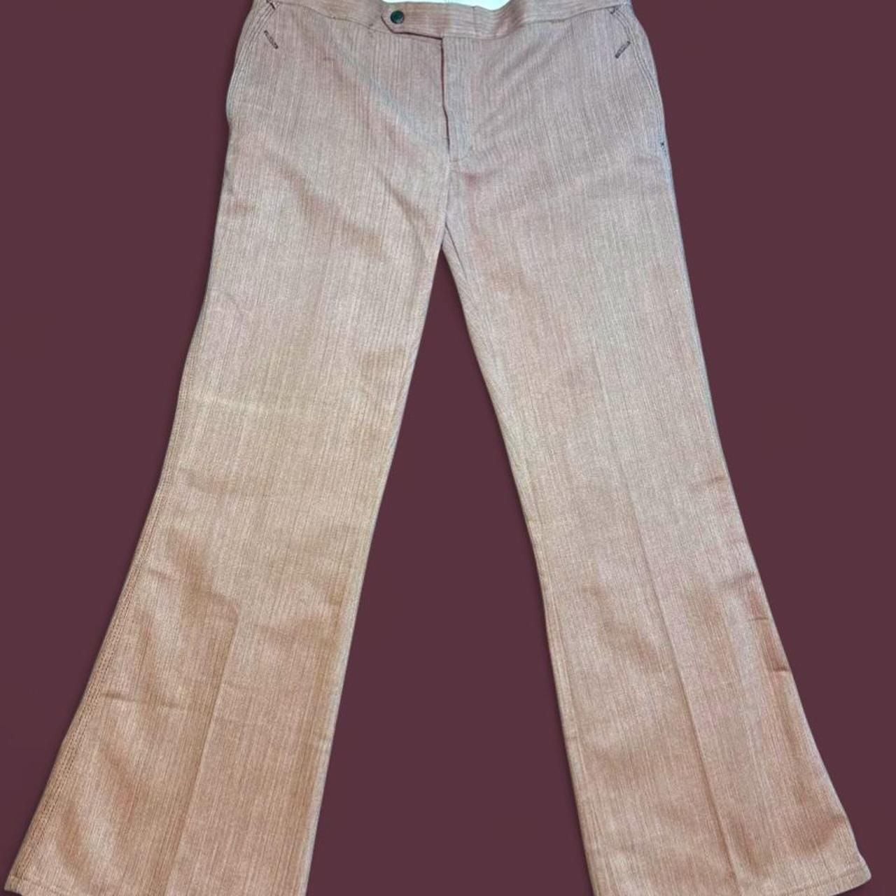 AA Fogley Co Vintage 70s Bell Bottom Pants Burgundy 36x31 Disco Hippie AA Fogley Co Vintage 70s Bell Bottom Pants Burgundy 36x31 Disco Hippie