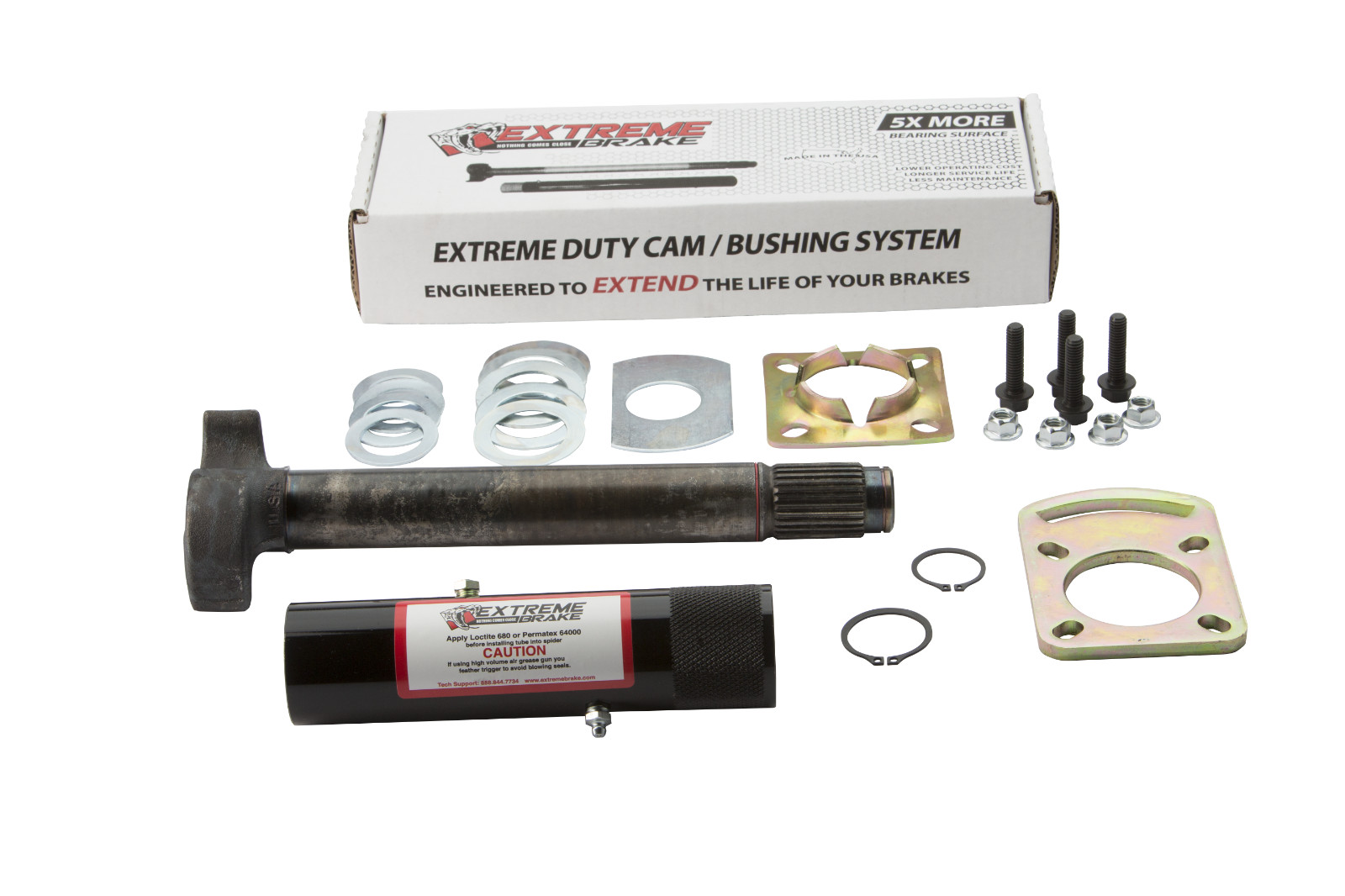 NOS - C1311-A-L: Extreme S-Cam Bushing Kit (11-1/32″ S-Cam, 2-1/8″ Bore, Left-H NOS - C1311-A-L: Extreme S-Cam Bushing Kit (11-1/32″ S-Cam, 2-1/8″ Bore, Left-H