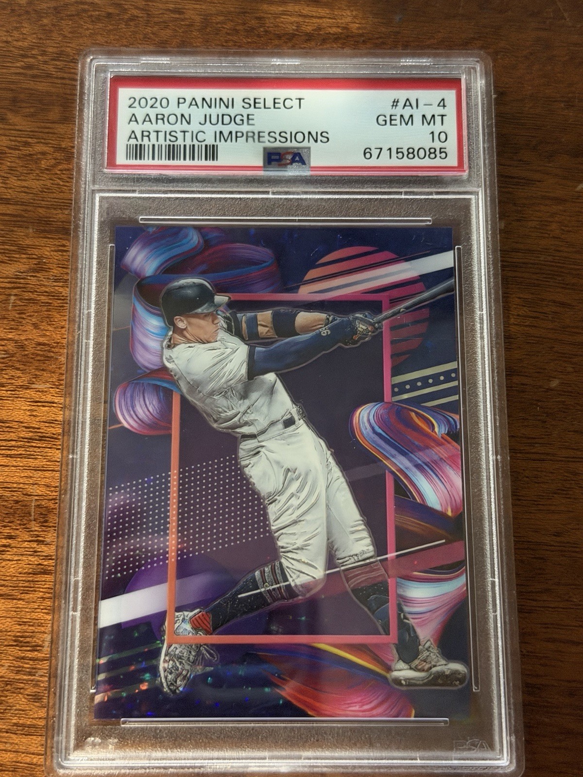 Panini 2020 Select Aaron Judge Artistic Impressions #AI-4 Yankees PSA 10