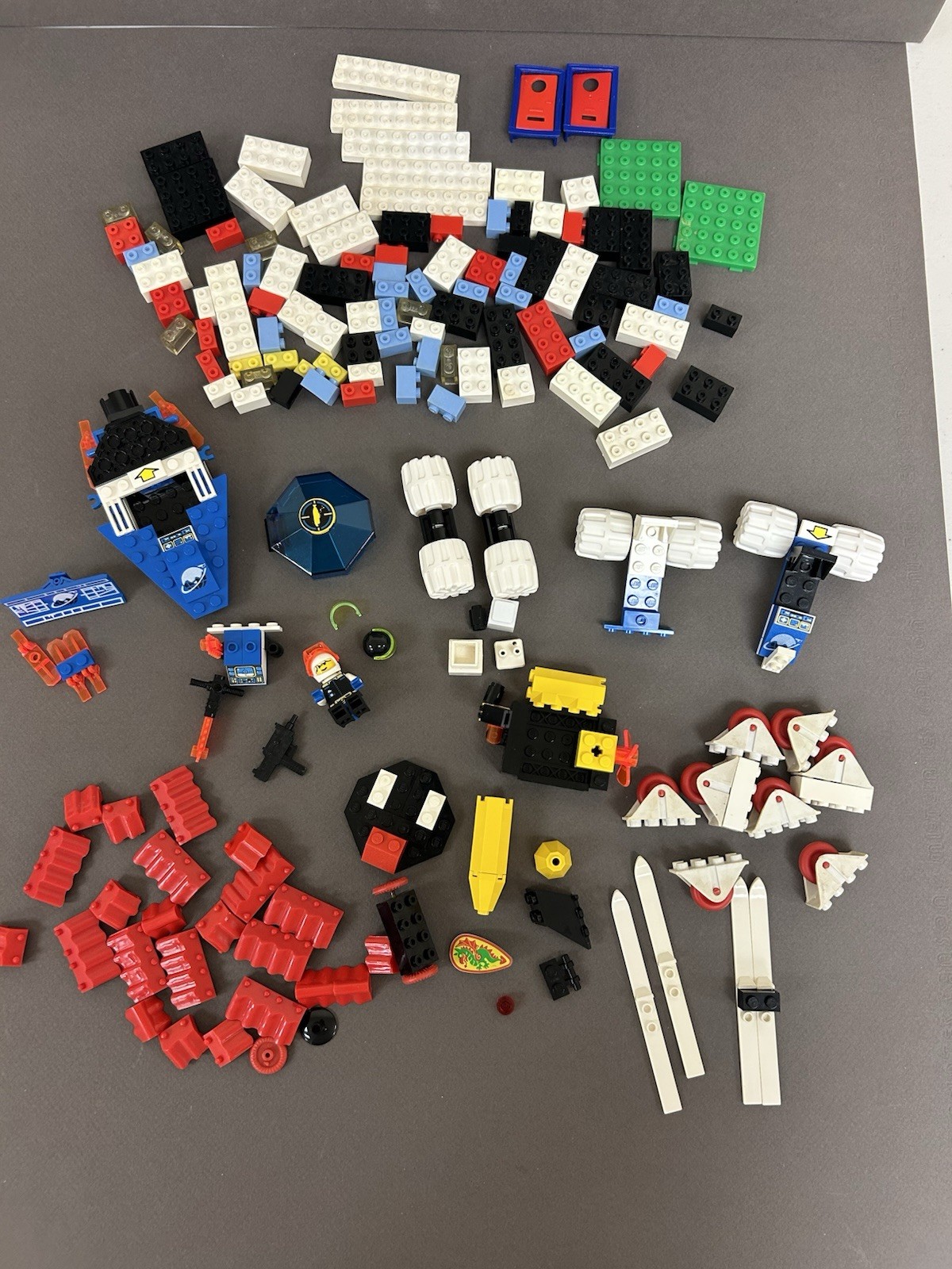 Vintage LEGO 1970s 1980s Classic Space Lot Minifigure Skis Specialty Parts