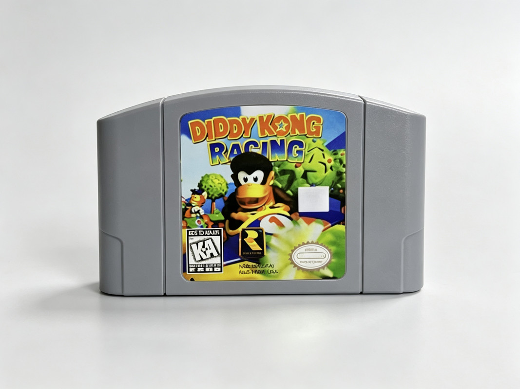 Diddy Kong Racing for Nintendo 64 Video Game Cartridge Tested USA Version Diddy Kong Racing for Nintendo 64 Video Game Cartridge Tested USA Version