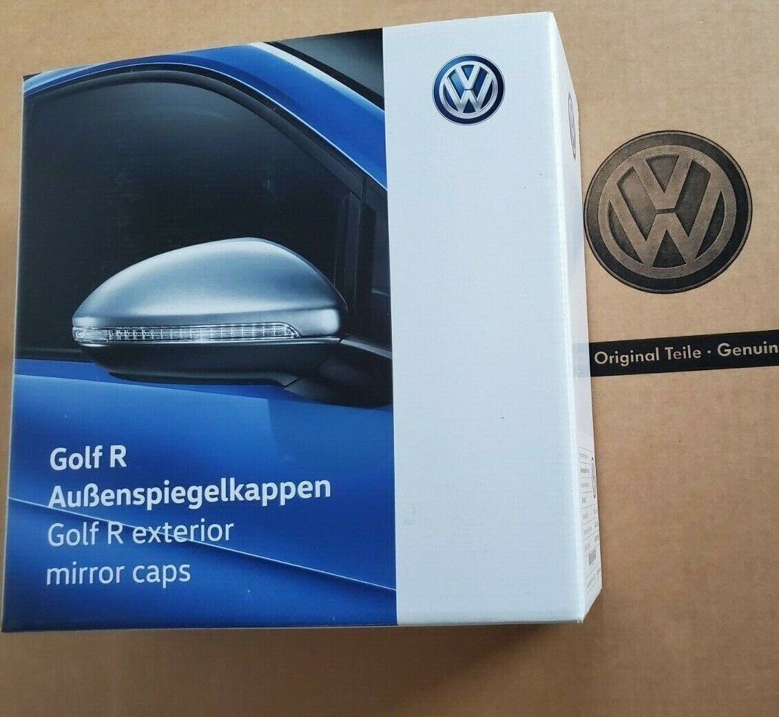 Original VW Golf 7 R mirror caps mirror exterior mirror aluminium aluminium design MK7 Original VW Golf 7 R mirror caps mirror exterior mirror aluminium aluminium design MK7