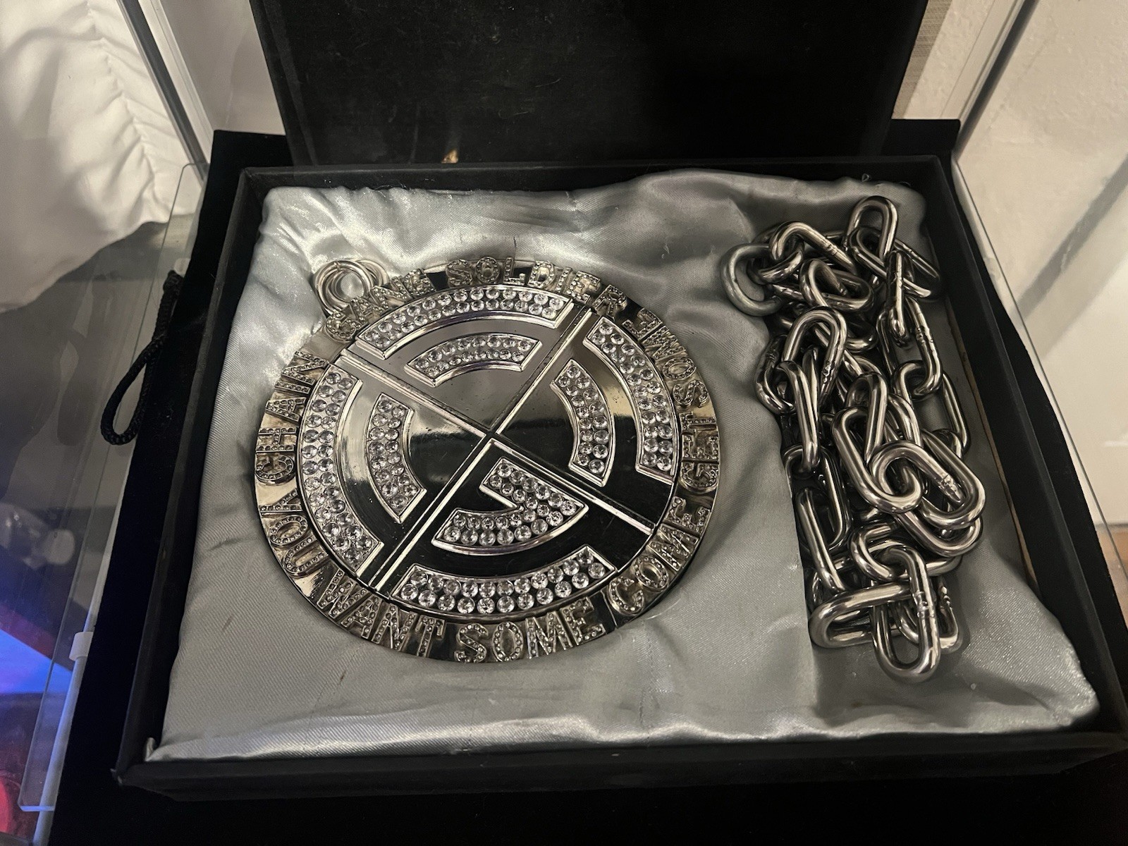 SUPER RARE Adult Size John Cena Chaingang Soldier Spinner Pendant