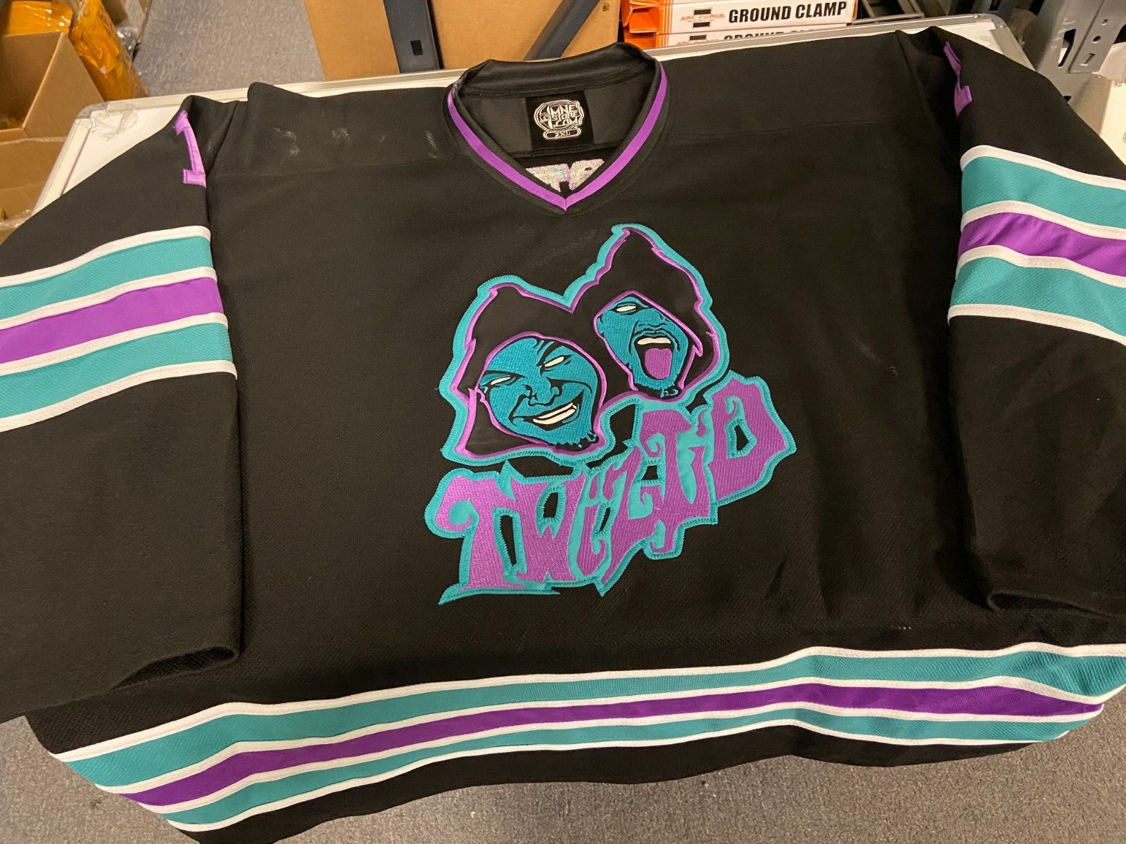2024 TWIZTID 420 STAGE WORN BY MONOXIDE PERSONAL JERSEY MOSTASTELESS 2024 TWIZTID 420 STAGE WORN BY MONOXIDE PERSONAL JERSEY MOSTASTELESS
