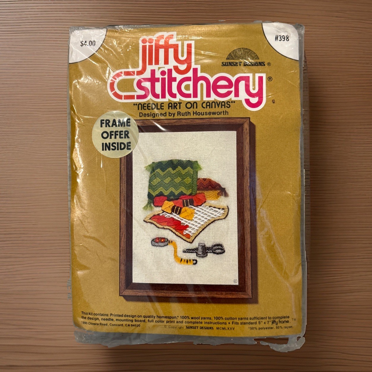 Vintage Jiffy Stitchery designs Ruth Houseworth 5X7 #398 - \ Vintage Jiffy Stitchery designs Ruth Houseworth 5X7 #398 - \