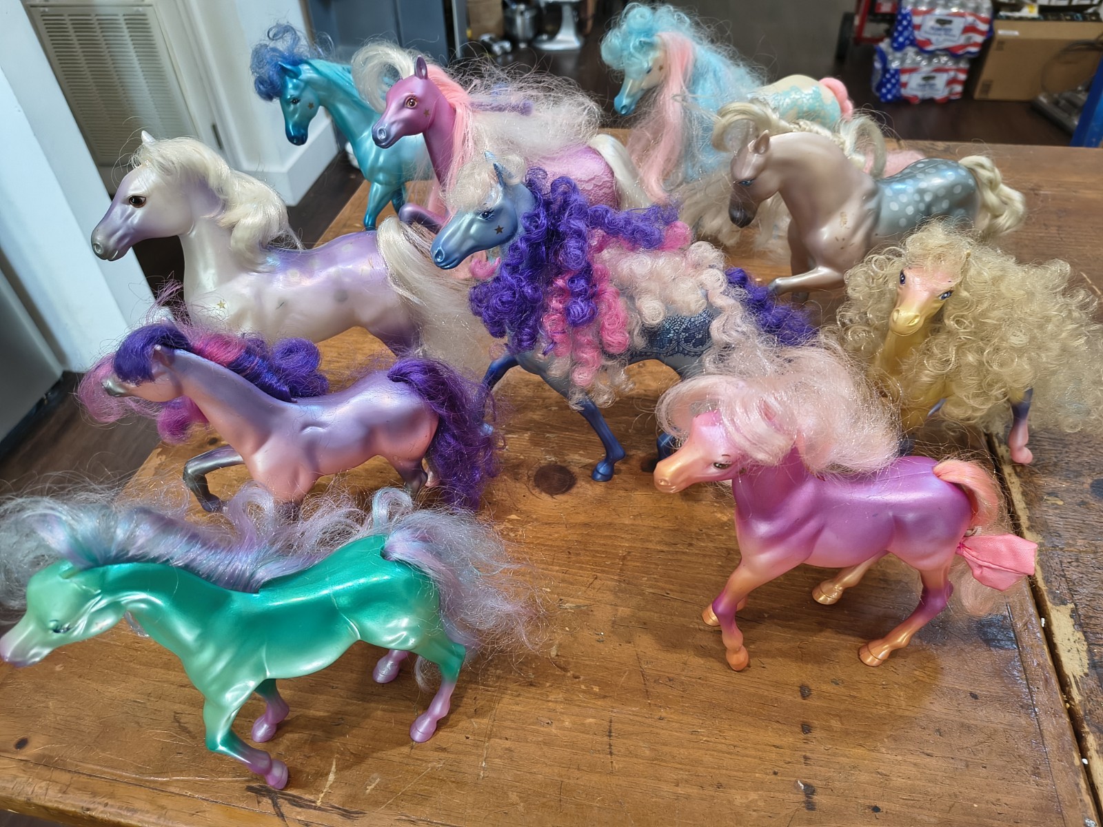 RARE Vintage 80's Kenner FASHION STAR FILLIES Toy Horses Lot Of 10 RARE Vintage 80's Kenner FASHION STAR FILLIES Toy Horses Lot Of 10