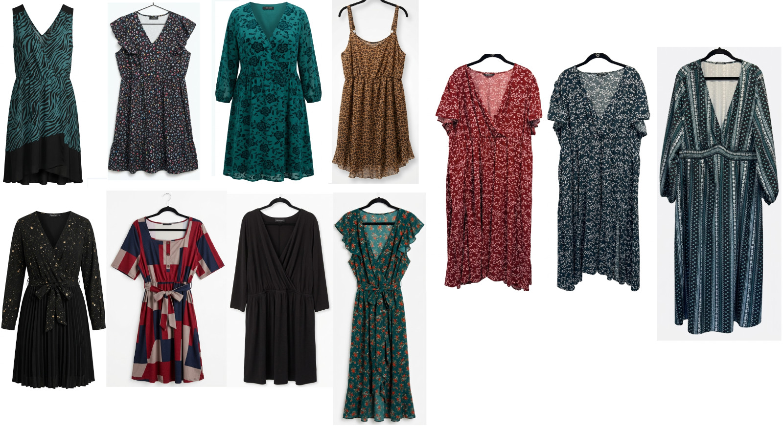 11 Womens Dresses Size 22 24 Mixed Lot BloomChic Plus Size Gently Used