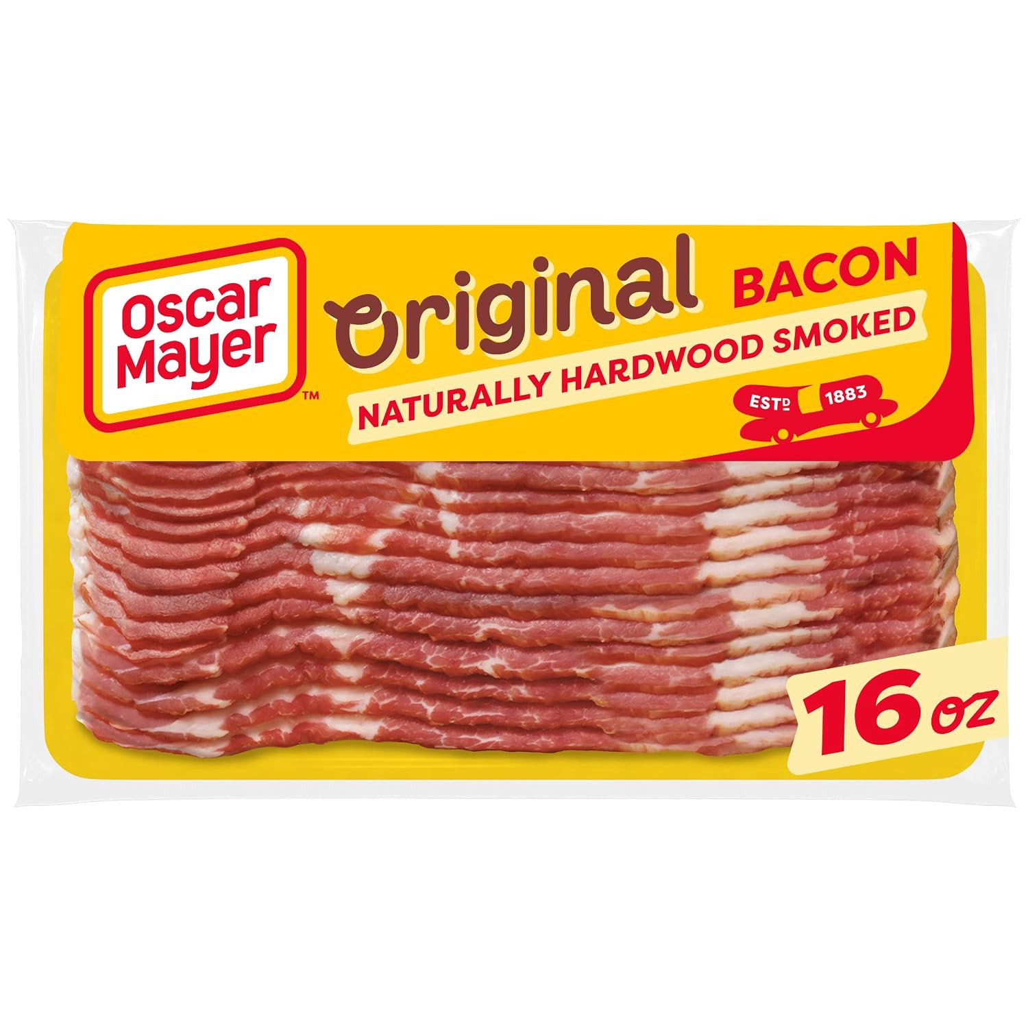 Naturally Hardwood Smoked Bacon, 17-19 Slices, 16 Oz Pack Naturally Hardwood Smoked Bacon, 17-19 Slices, 16 Oz Pack
