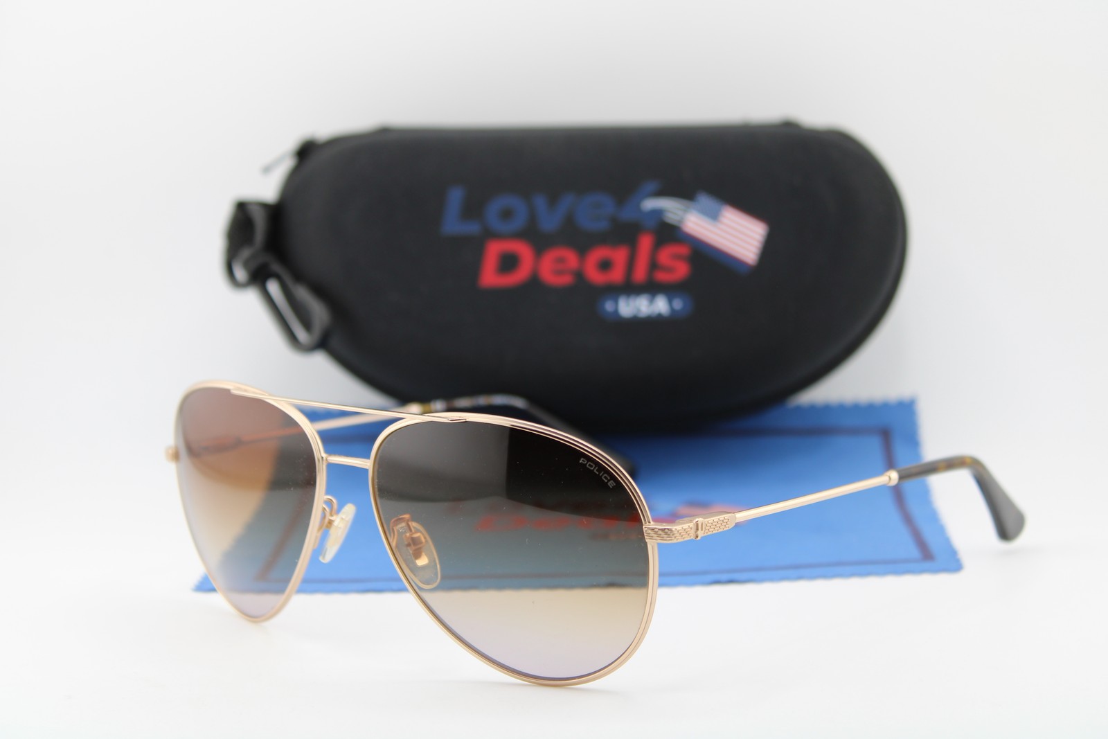 NEW POLICE OCTANE 8 SPLL11 COL. 0H34 GOLD HAVANA AUTHENTIC SUNGLASSES 62-15 NEW POLICE OCTANE 8 SPLL11 COL. 0H34 GOLD HAVANA AUTHENTIC SUNGLASSES 62-15
