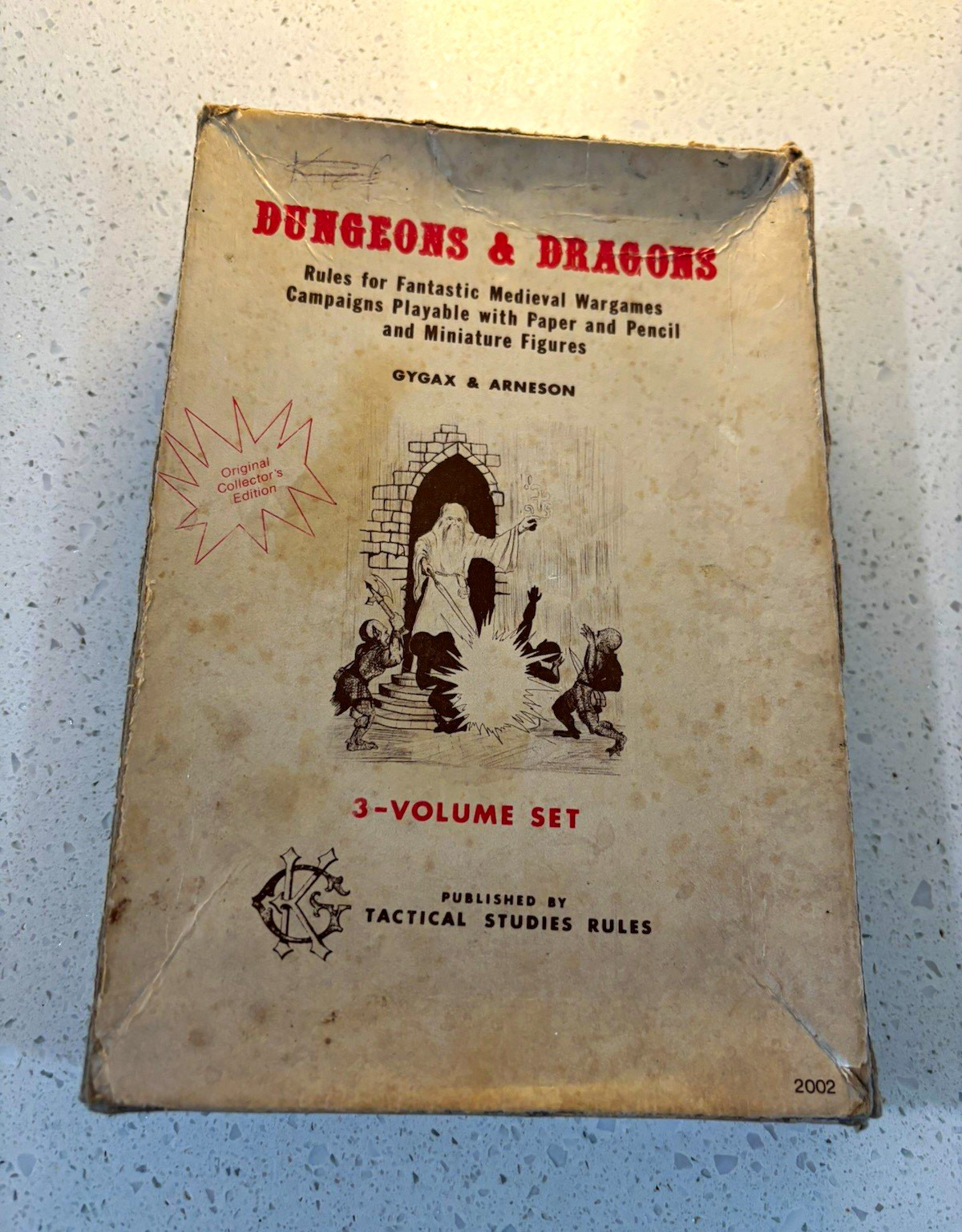 Original Dungeons & Dragons “White Box” 6th Printing, 1977