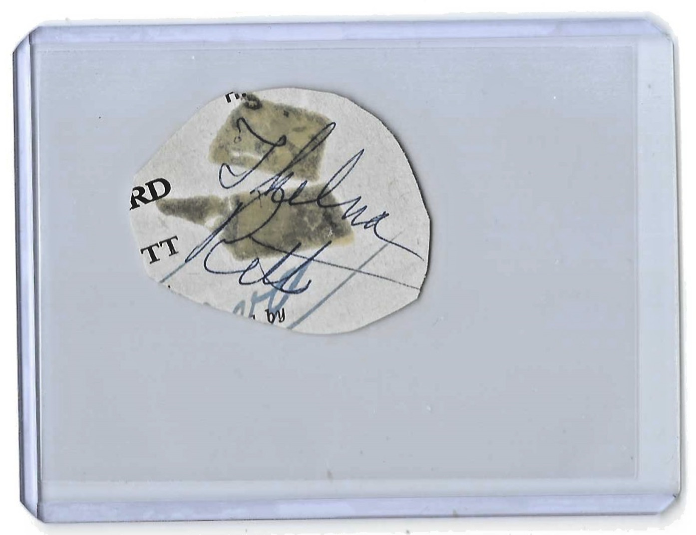 RARE Thelma Ritter Signed Autograph Book Cut 1.75\ RARE Thelma Ritter Signed Autograph Book Cut 1.75\