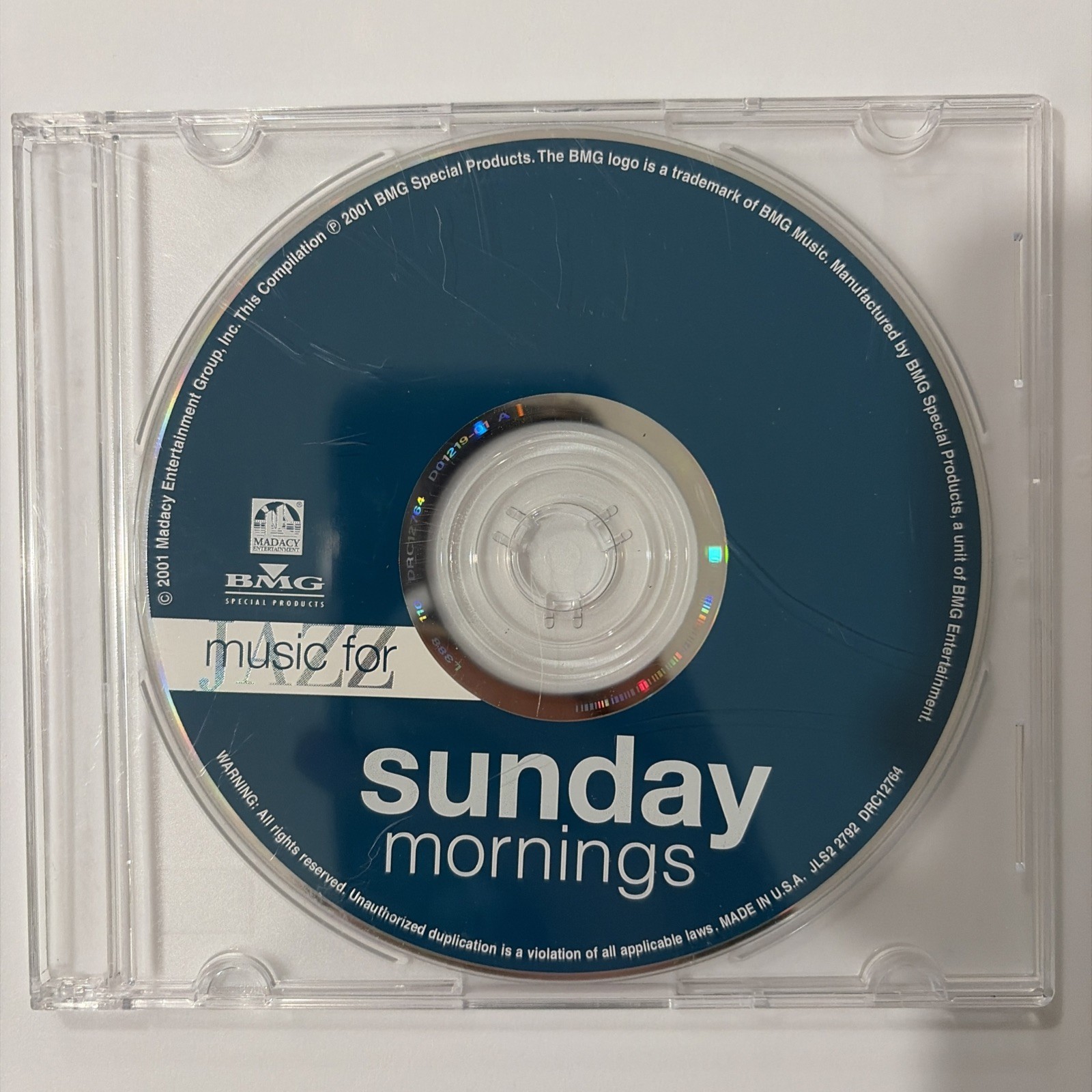 Music for Sunday Mornings CD 2001 BMG Music for Sunday Mornings CD 2001 BMG