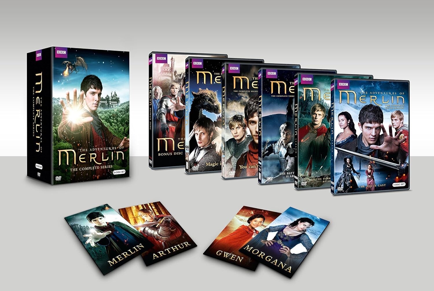Merlin: The Complete Series DVD Set, Original Big Box Set…1 Day Handling Merlin: The Complete Series DVD Set, Original Big Box Set…1 Day Handling