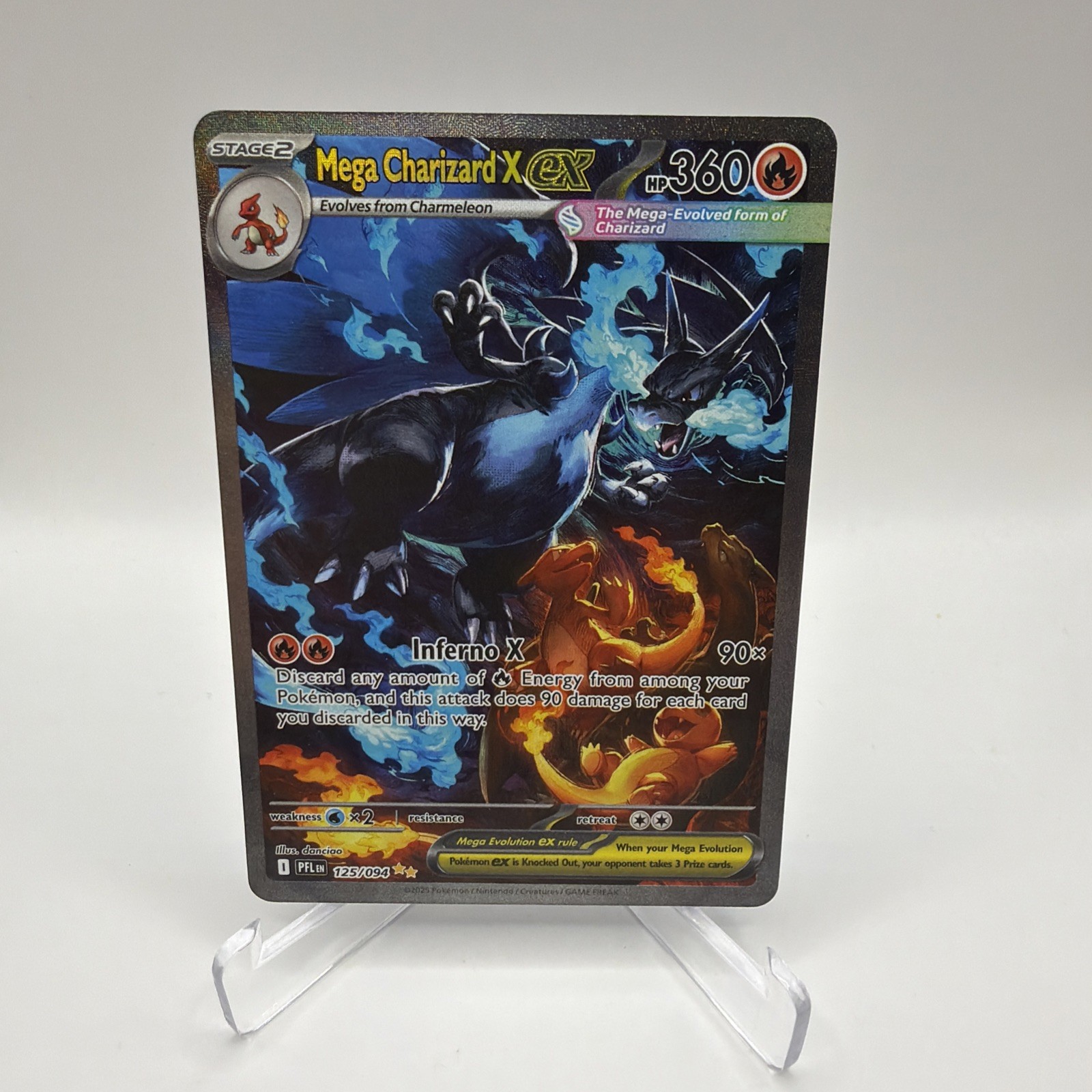 🔥Mega Charizard X EX 125/094 SPECIAL Illustration Rare Pokemon TCG🔥
