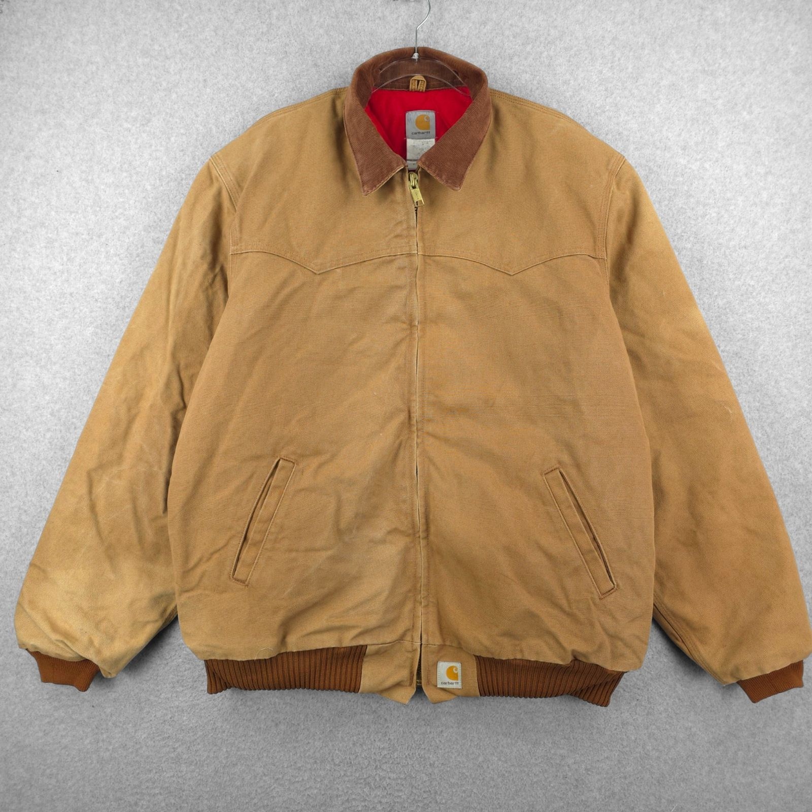 Vintage Carhartt Jacket Mens XL Brown J13 Santa Fe Made in USA Workwear Canvas Vintage Carhartt Jacket Mens XL Brown J13 Santa Fe Made in USA Workwear Canvas