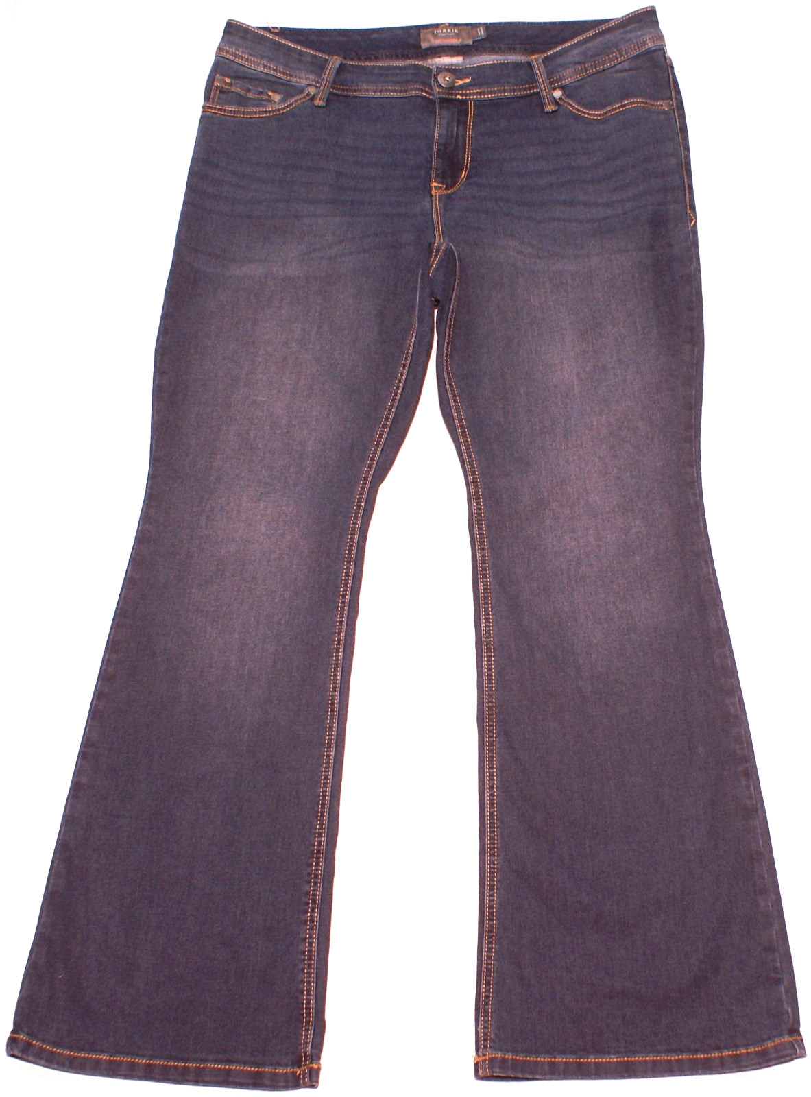 Torrid Luxe Slim Boot Jeans Super Stretch Blue Denim, Size 14 R (36X30)