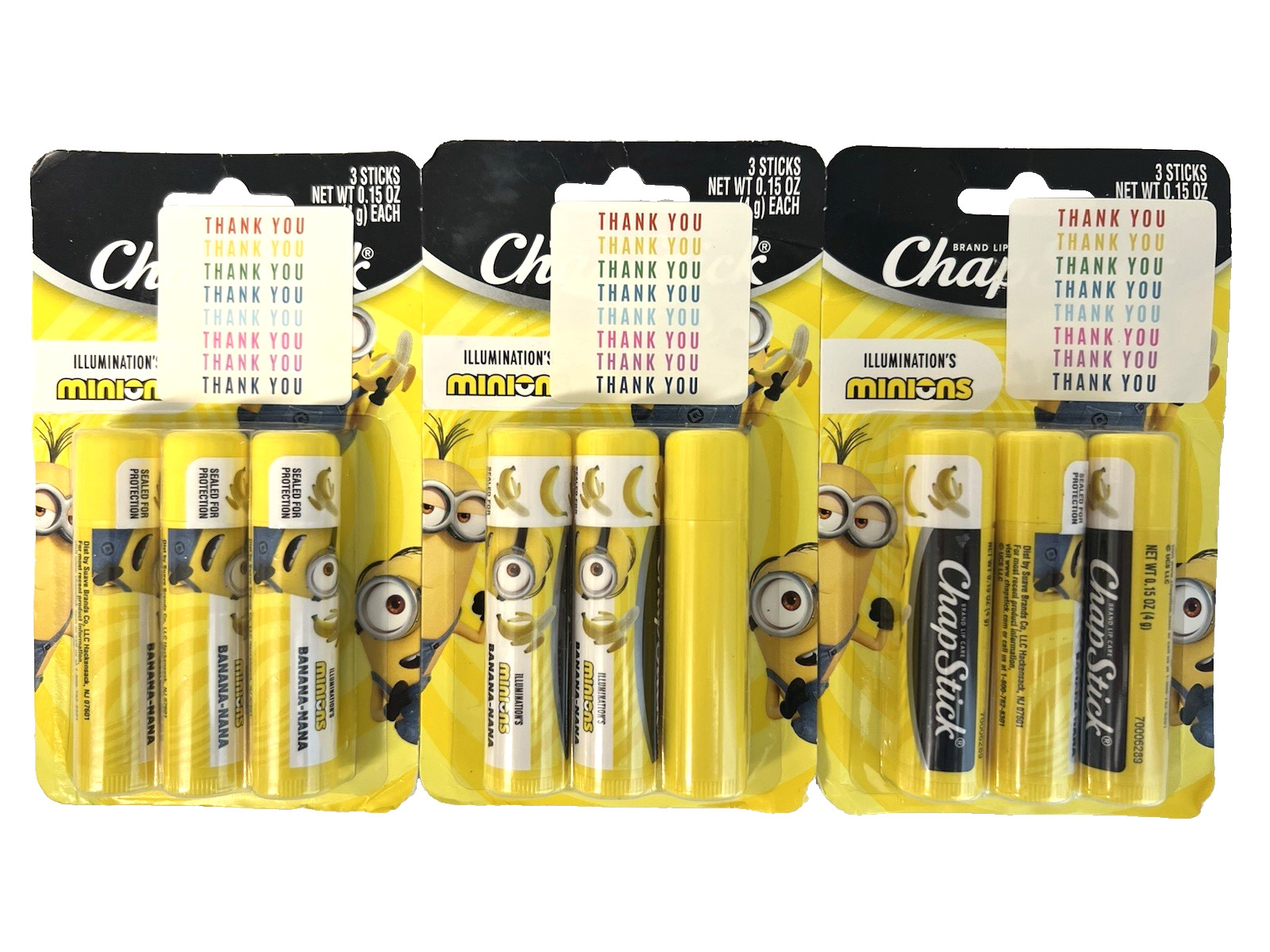 WOW ChapStick BANANA Illumination's Minions Chap Stick (9 Tubes) FAST WOW ChapStick BANANA Illumination's Minions Chap Stick (9 Tubes) FAST
