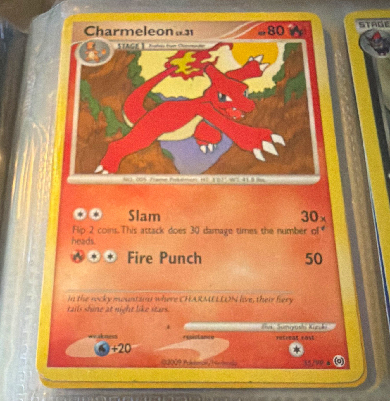 Charmeleon 15/100 Stormfront 2008 Pokemon TCG English Regular Fire Charmeleon 15/100 Stormfront 2008 Pokemon TCG English Regular Fire