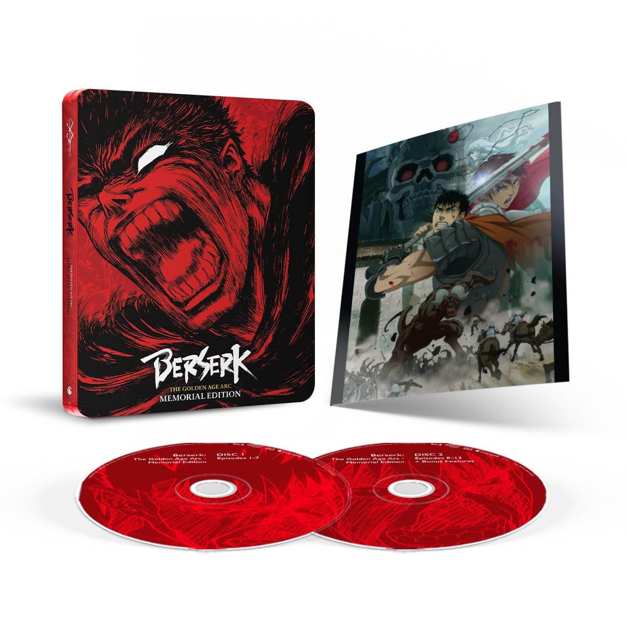Steelbook Berserk: The Golden Age Arc (Blu-ray) NEW