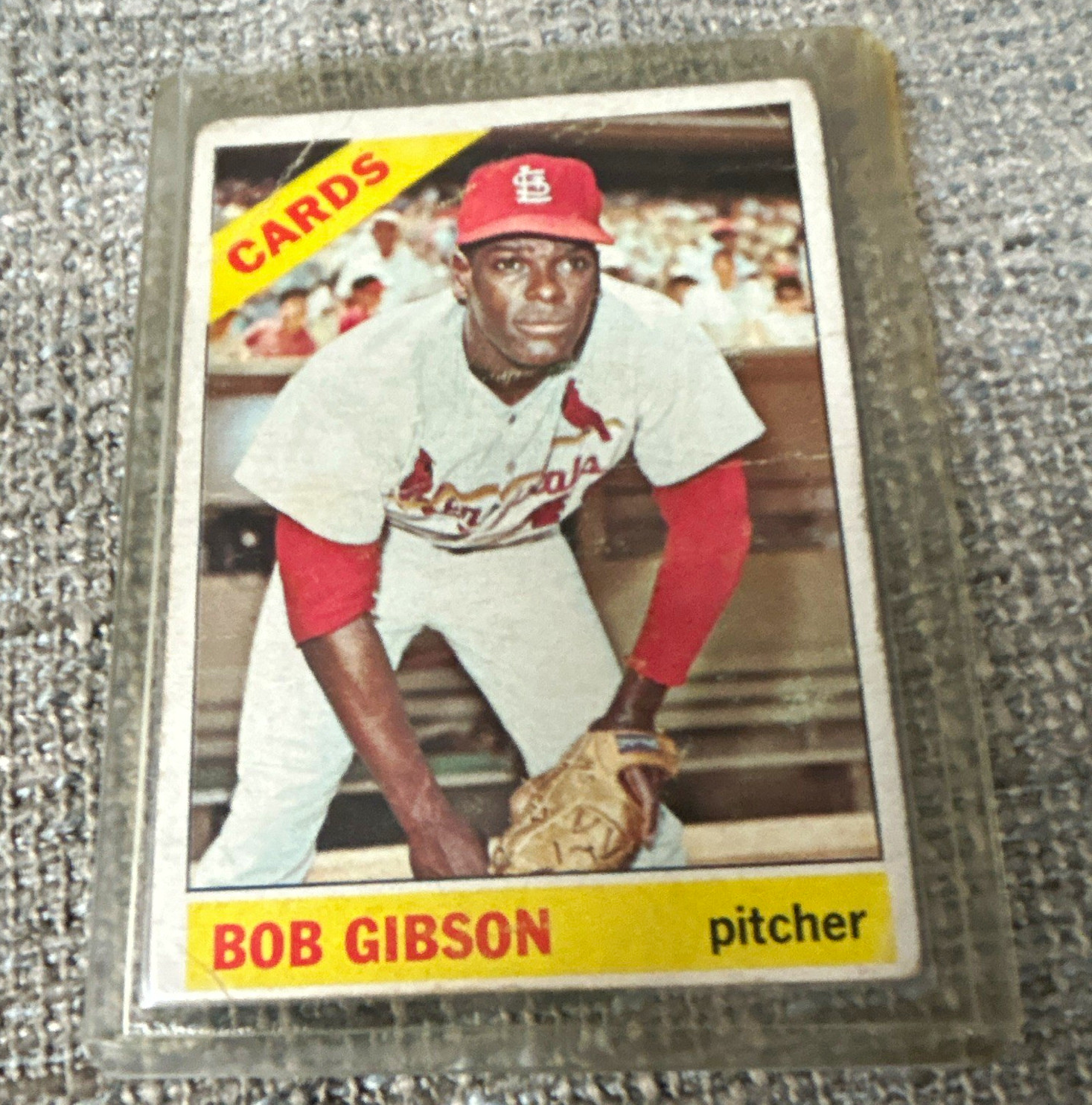 Topps 1966 Topps #320 Bob Gibson St. Louis Cardinals Baseball Card Base Set Topps 1966 Topps #320 Bob Gibson St. Louis Cardinals Baseball Card Base Set