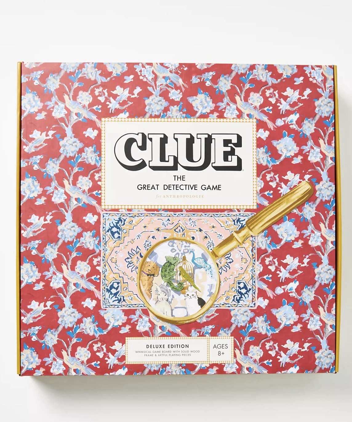 Anthropologie Clue Deluxe Edition Board Game Wooden Frame Complete Rare NIB Anthropologie Clue Deluxe Edition Board Game Wooden Frame Complete Rare NIB