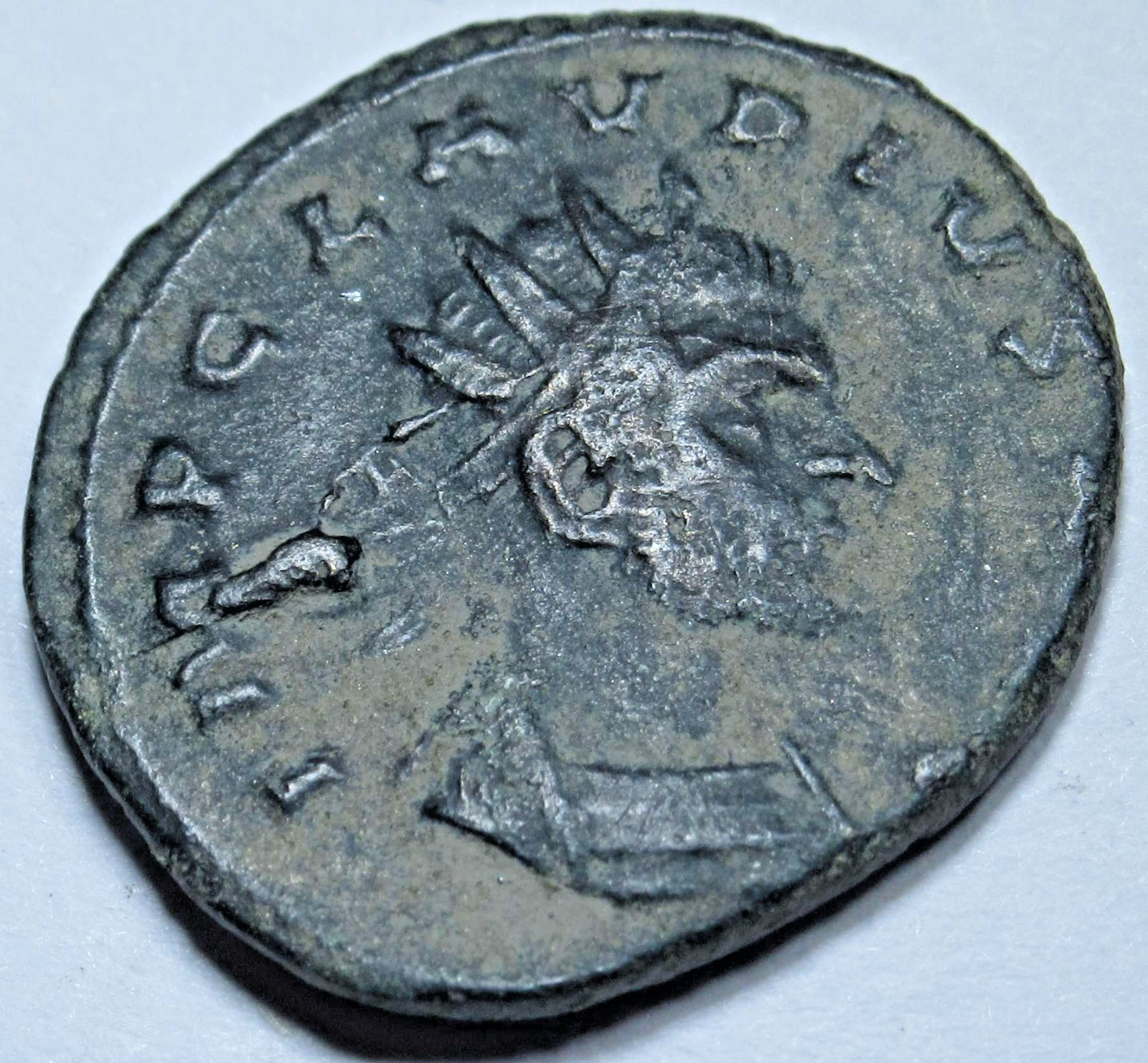 268-270 AD Ancient Roman Claudeus II Bronze Antoninianus Antique Old Rome Coin