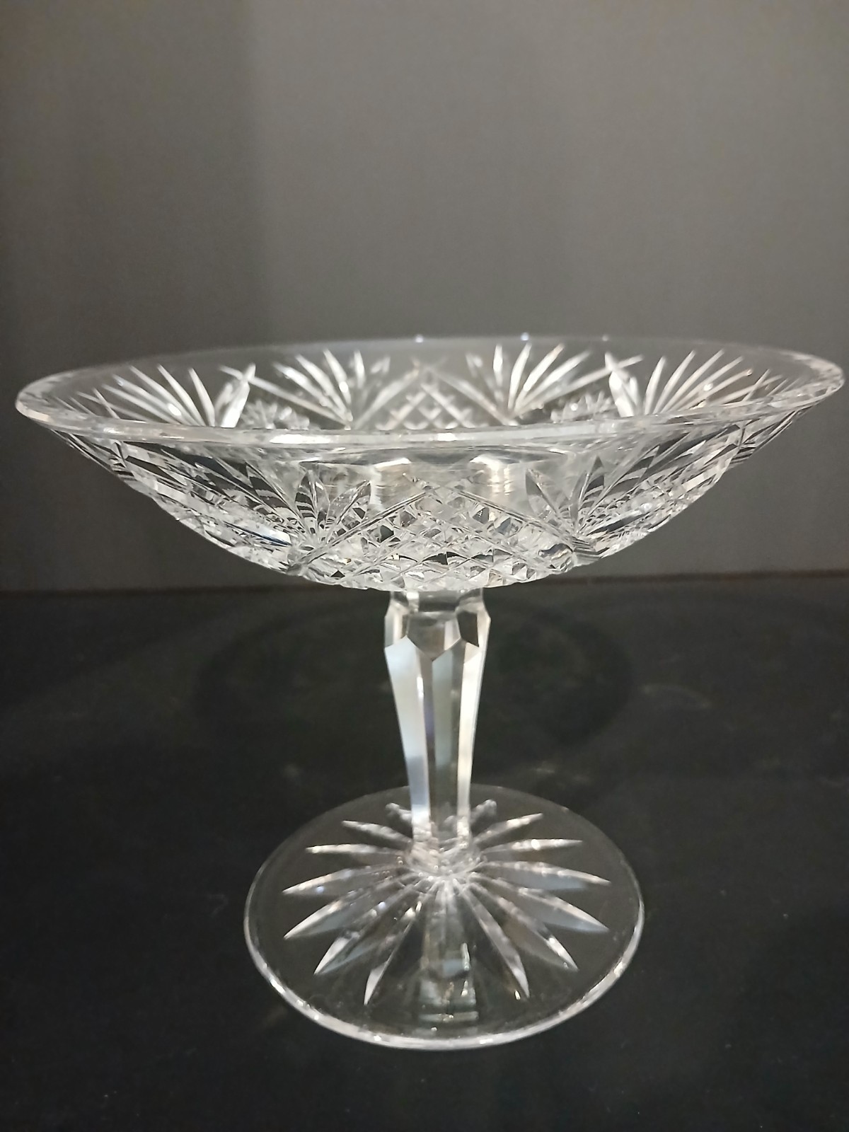 WATERFORD CRYSTAL Dunmore Footed Compote Bowl 6\
