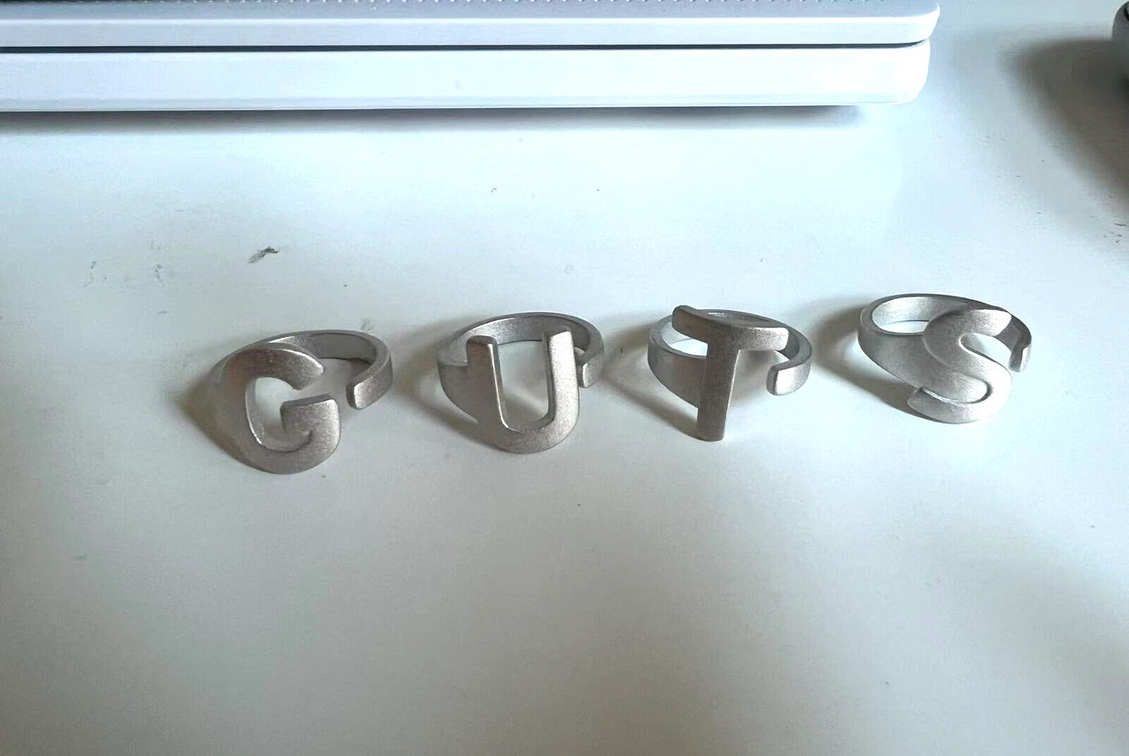 4pcs Olivia Rodrigo Guts Rings Music Singer Friendship Gift Set Without Box