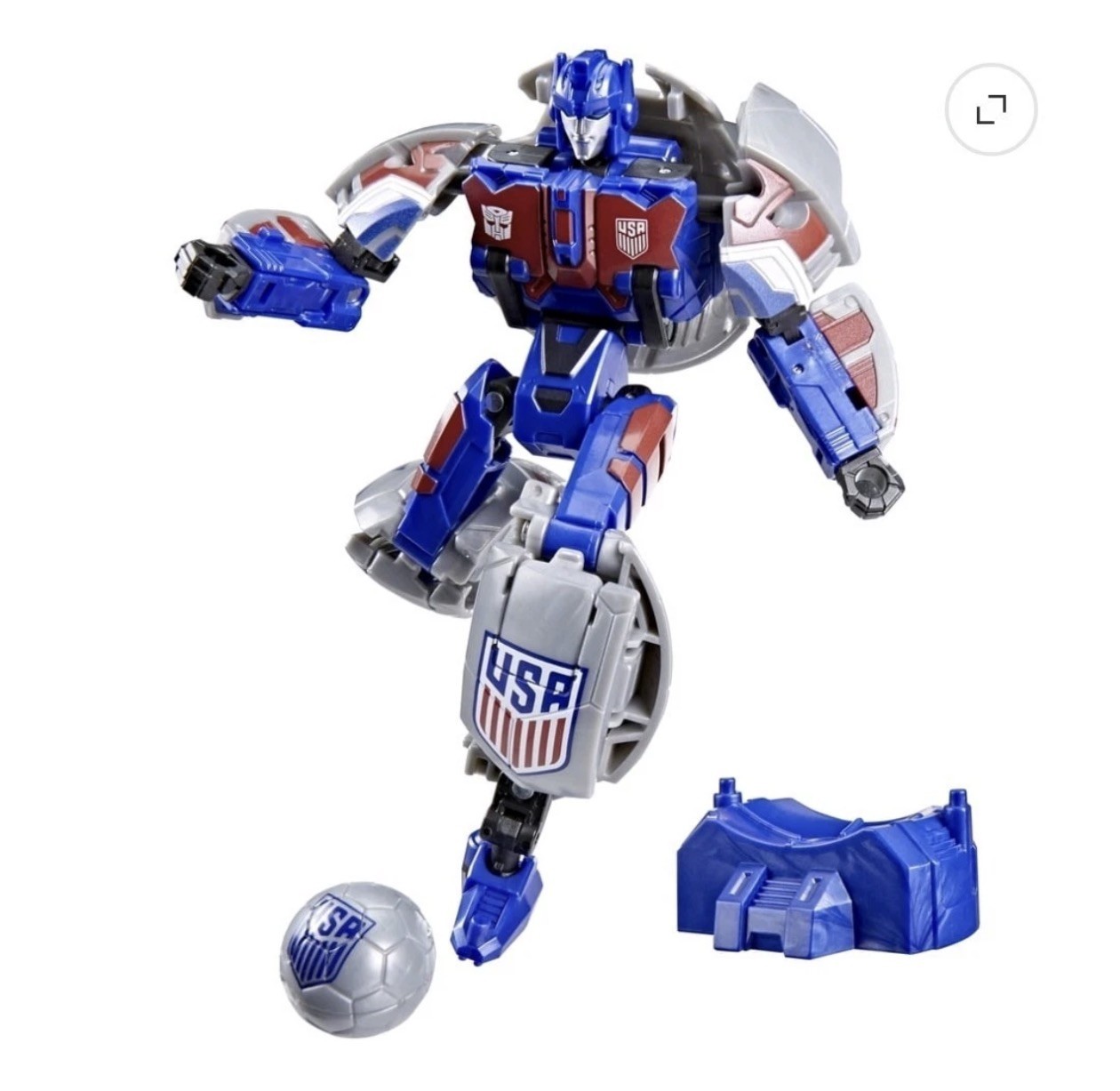 Transformers USA Soccer Breakaway SEALED Hasbro Collaborative Generations Transformers USA Soccer Breakaway SEALED Hasbro Collaborative Generations