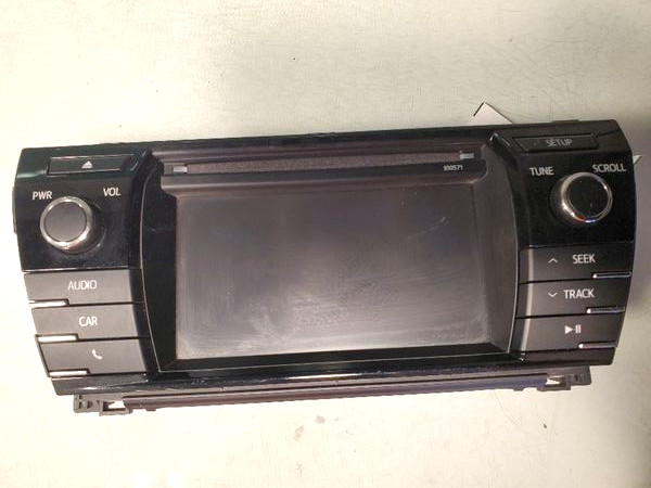 2015-2016 Toyota Corolla Radio Display Receiver AM FM CD 100571 OEM USED
