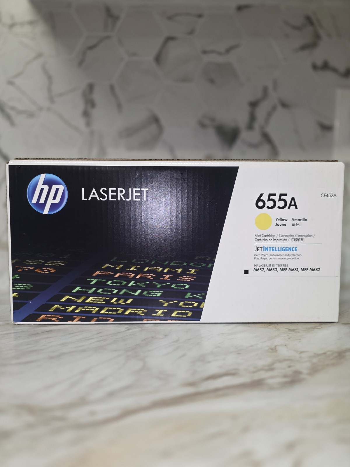New HP 655A CF452A Yellow Toner Cartridge New HP 655A CF452A Yellow Toner Cartridge