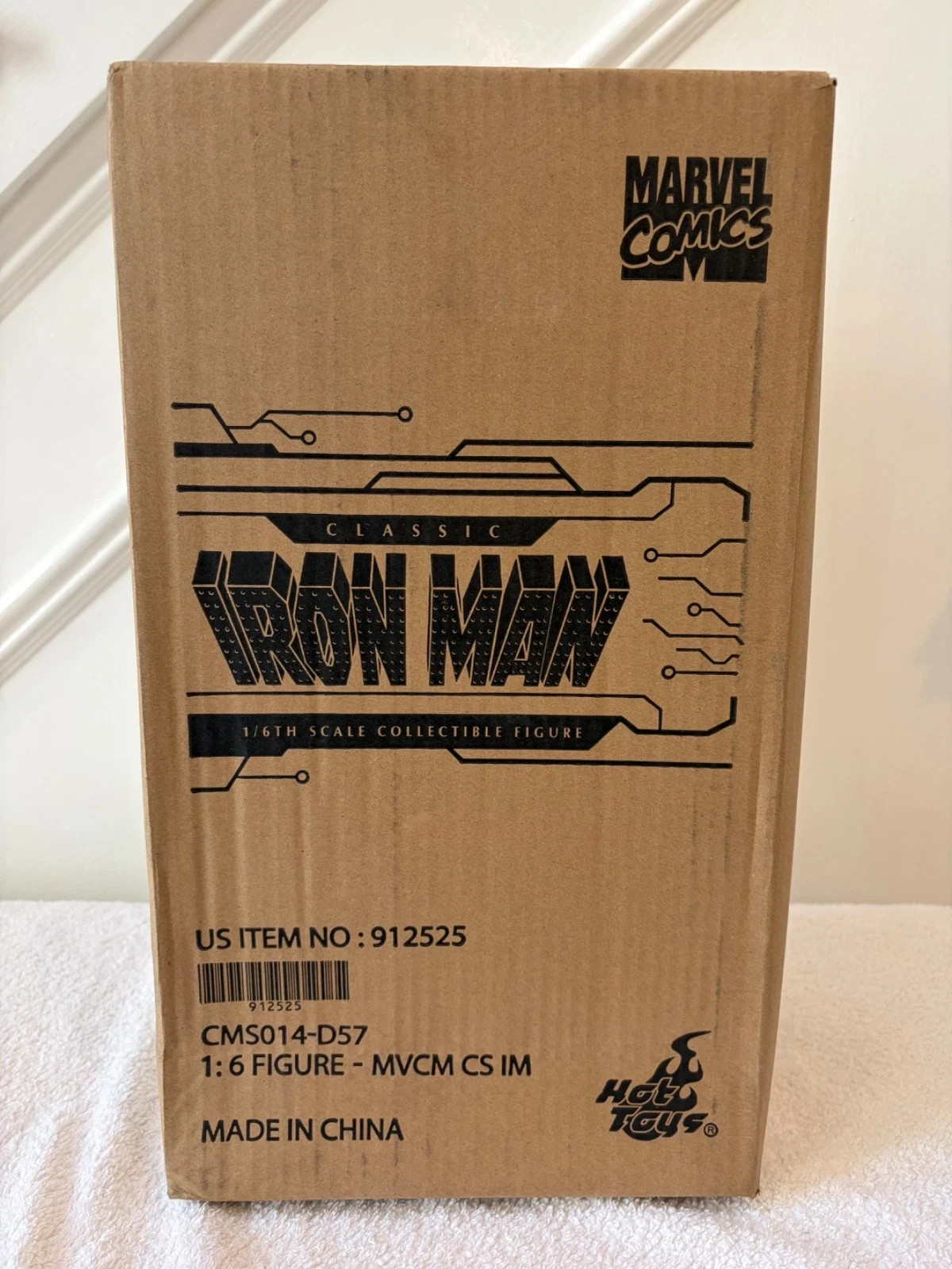 Hot Toys Iron Man CMS014 D57 Classic Comic Diecast Exclusive New Sealed Hot Toys Iron Man CMS014 D57 Classic Comic Diecast Exclusive New Sealed