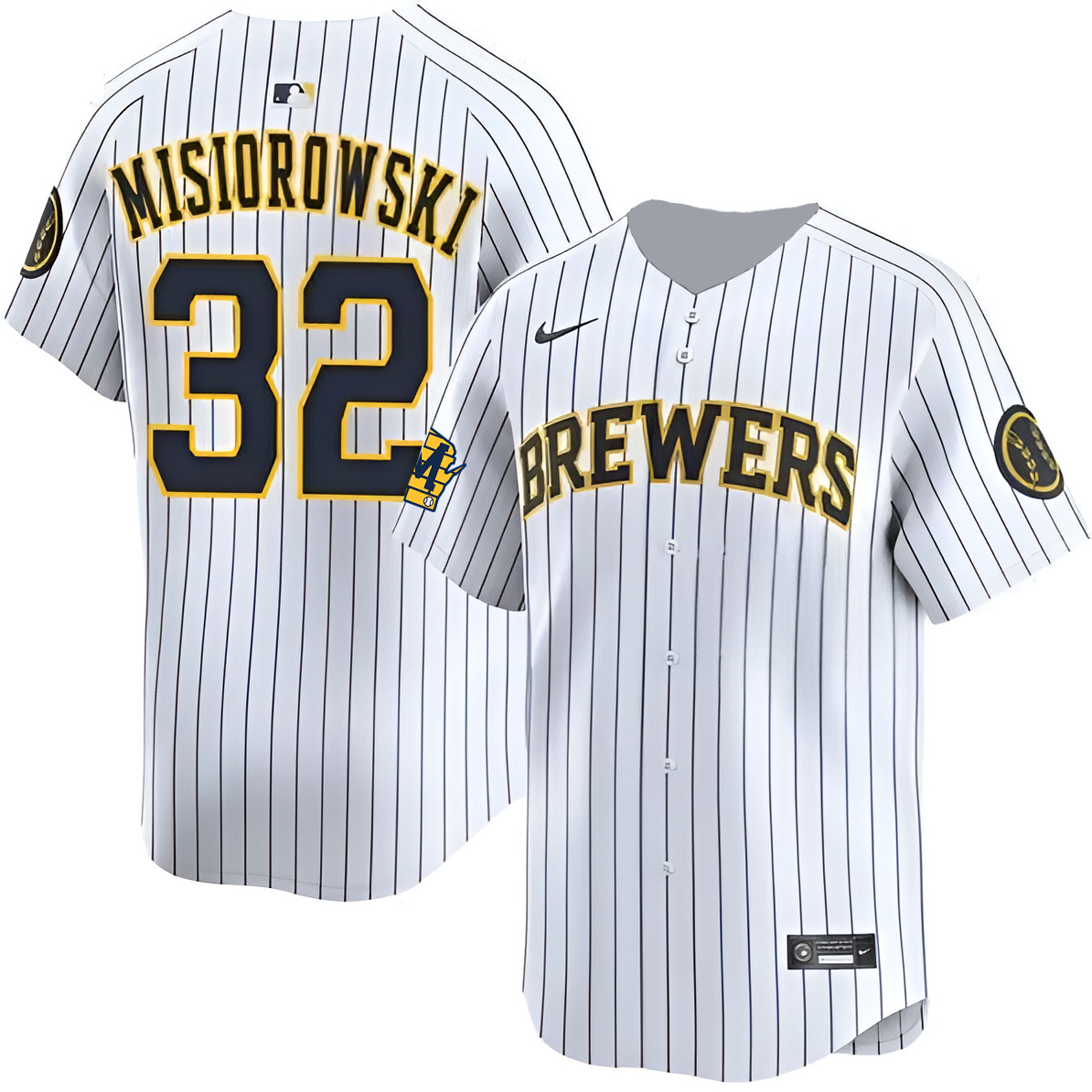 HOT ITEM Misiorowski #32 Milwaukee Brewers Jersey 2026, For Fan Size S-5XL HOT ITEM Misiorowski #32 Milwaukee Brewers Jersey 2026, For Fan Size S-5XL