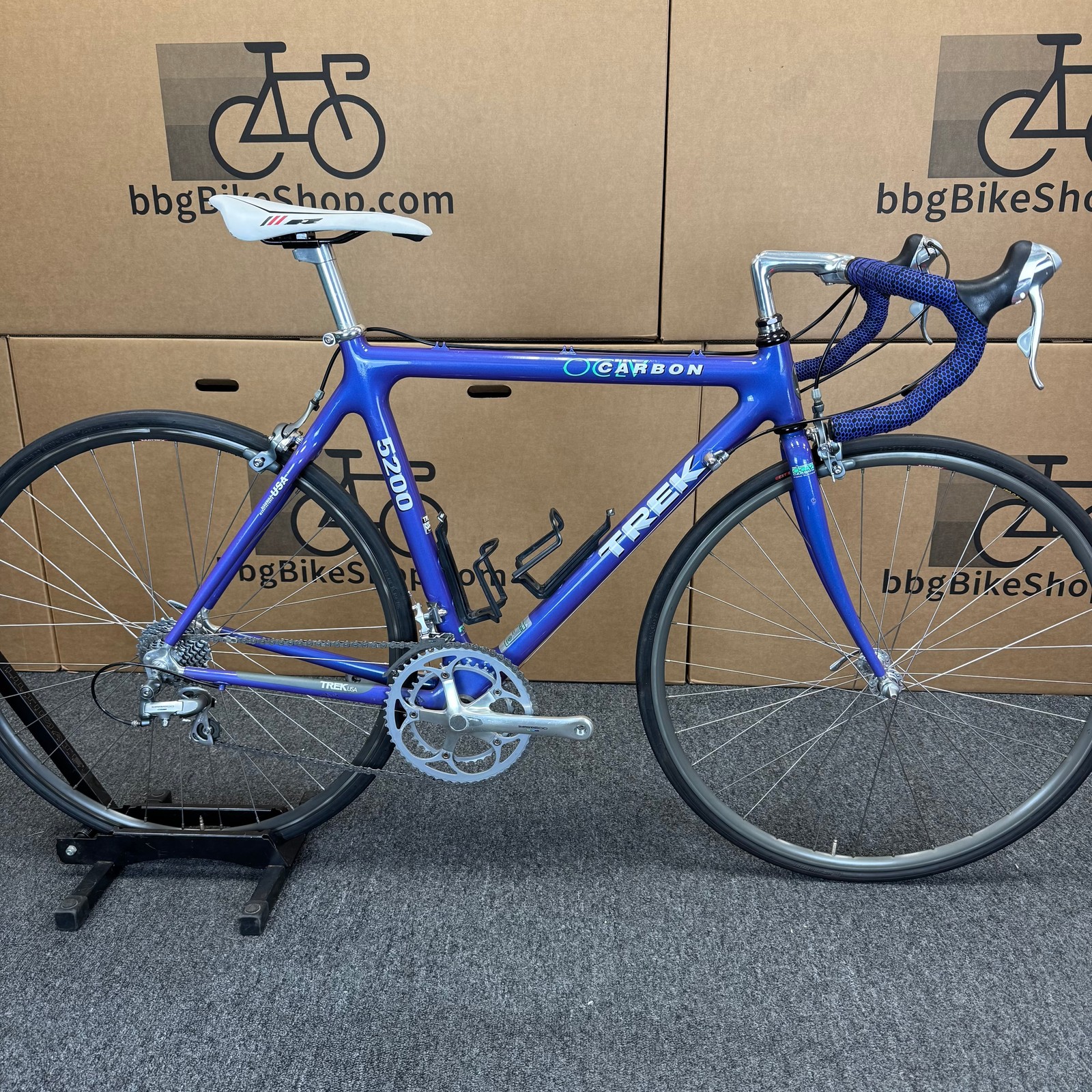 Used Trek 5200, OCLV Carbon Fiber Rare Vintage Road Bike - 1992, 54cm