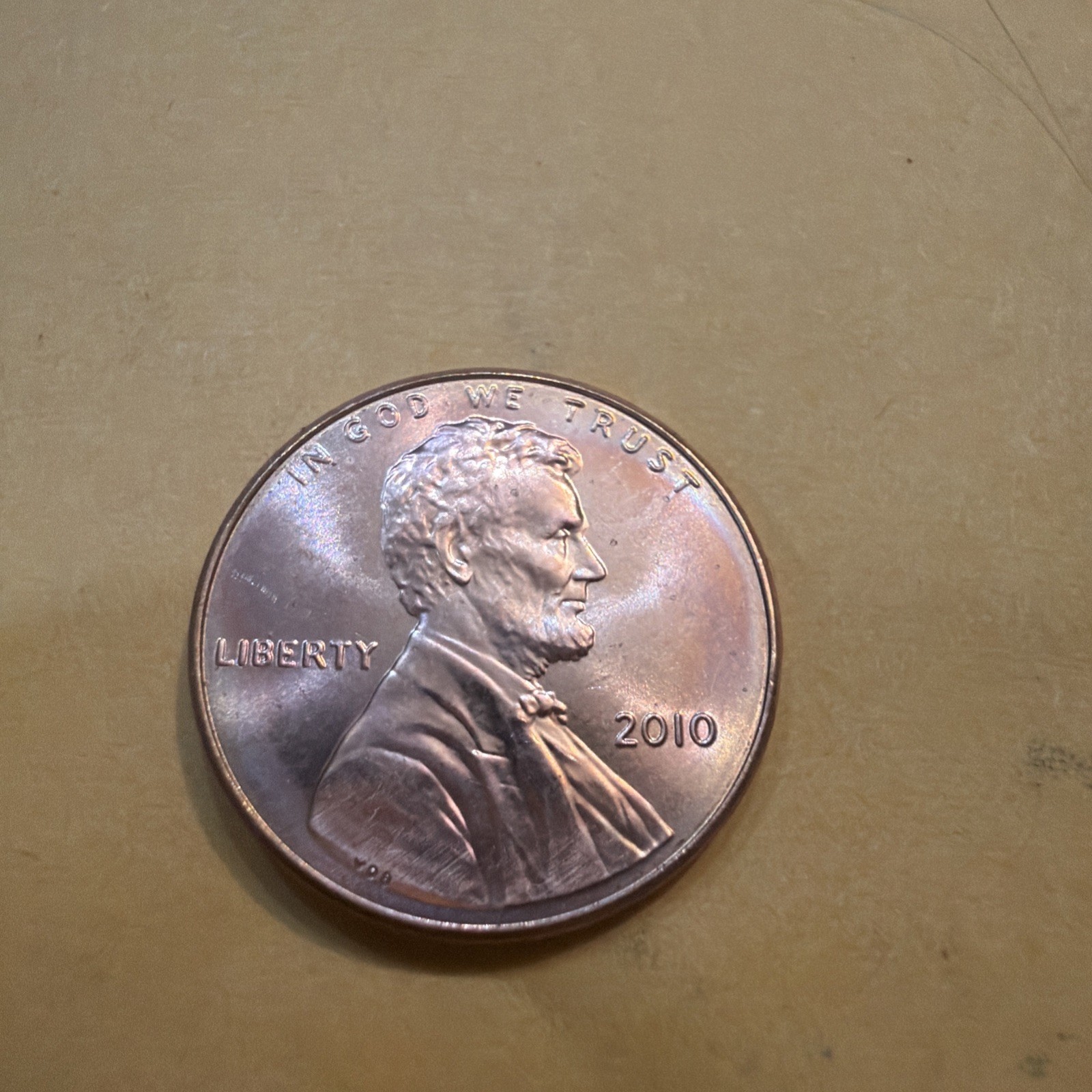 2010 P LINCOLN PENNY CENT - 1c Lincoln Union Shield theme 2010 P LINCOLN PENNY CENT - 1c Lincoln Union Shield theme