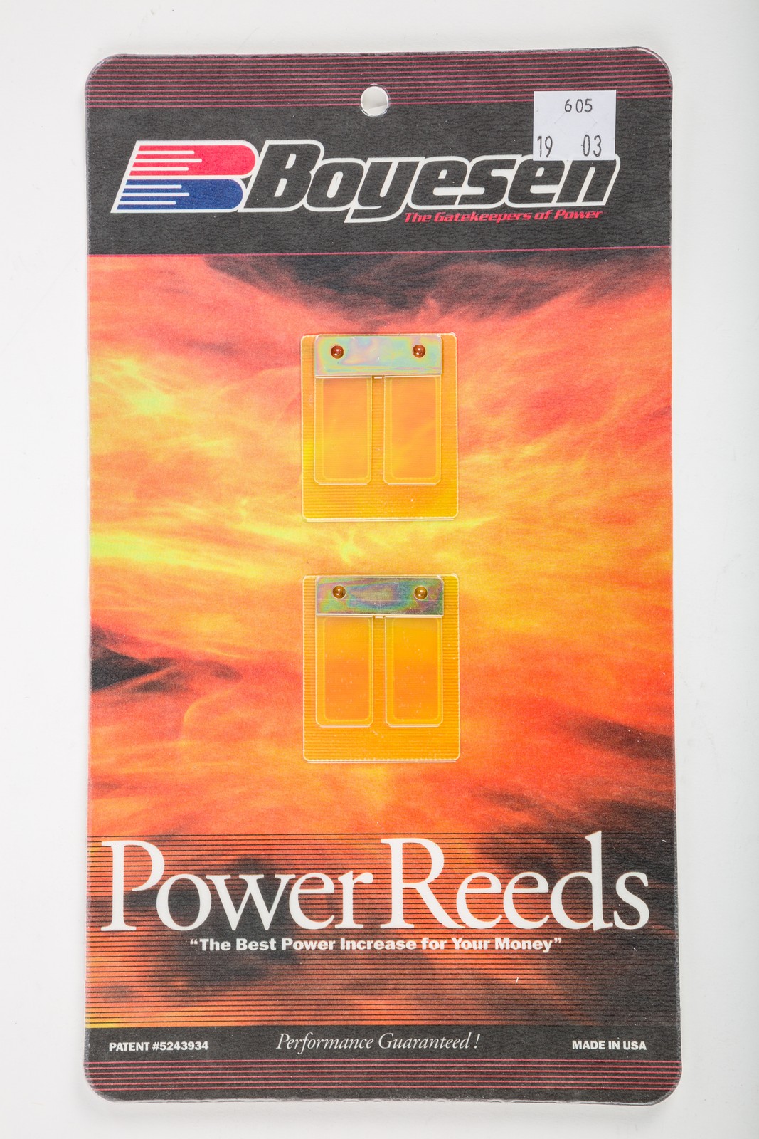 Boyesen Replacement Dual Stage Power Reeds Dura Flex W/Rev Plates CR80R 605