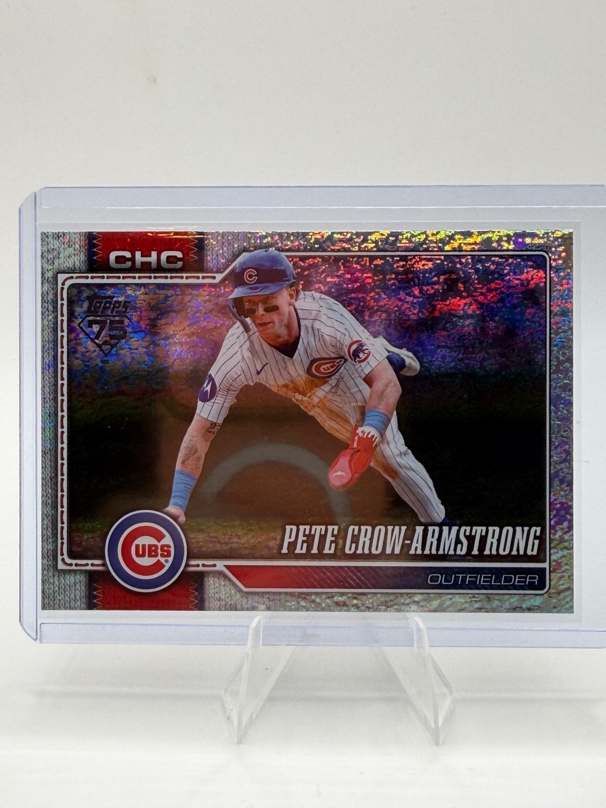 2026 Topps Chrome Logofractor Edition #45 Pete Crow-Armstrong 2026 Topps Chrome Logofractor Edition #45 Pete Crow-Armstrong