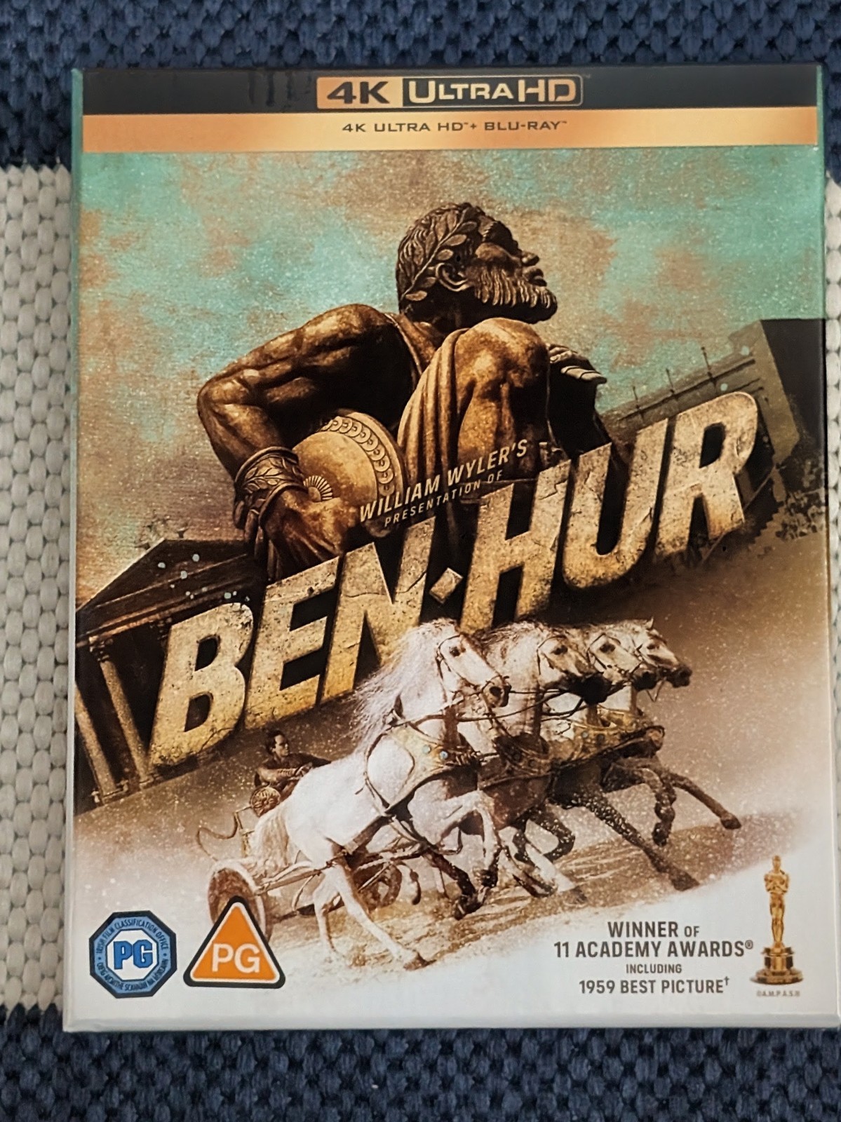 Ben-Hur Limited Collector\'s Edition with Steelbook (4K UHD) (UK IMPORT)-NEW Ben-Hur Limited Collector\'s Edition with Steelbook (4K UHD) (UK IMPORT)-NEW
