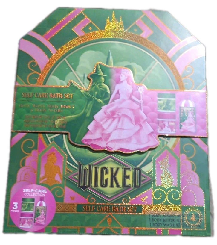 Wicked Self-Care Bath Set 3 Piece Body Wash Body Butter Scrub New Gift Box Wicked Self-Care Bath Set 3 Piece Body Wash Body Butter Scrub New Gift Box