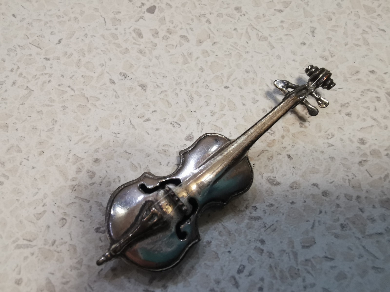 Vintage UNIQUE MASSIVE SILVER  COLLECTIBLE FIGURE 0.800
