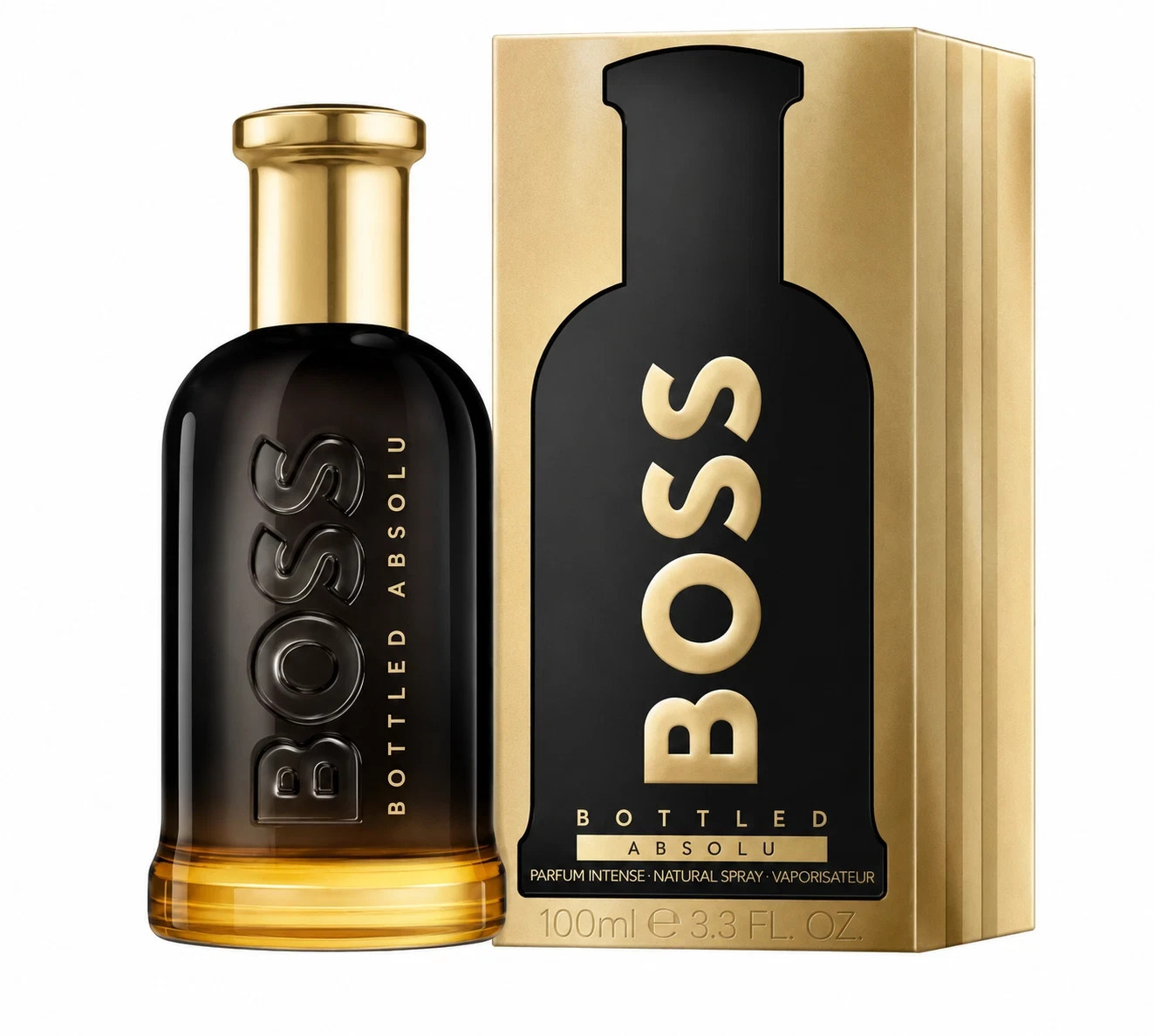 HUGO BOSS Bottled Absolu Parfum Intense Spray for Men 3.3 oz / 100 ml New In Box HUGO BOSS Bottled Absolu Parfum Intense Spray for Men 3.3 oz / 100 ml New In Box